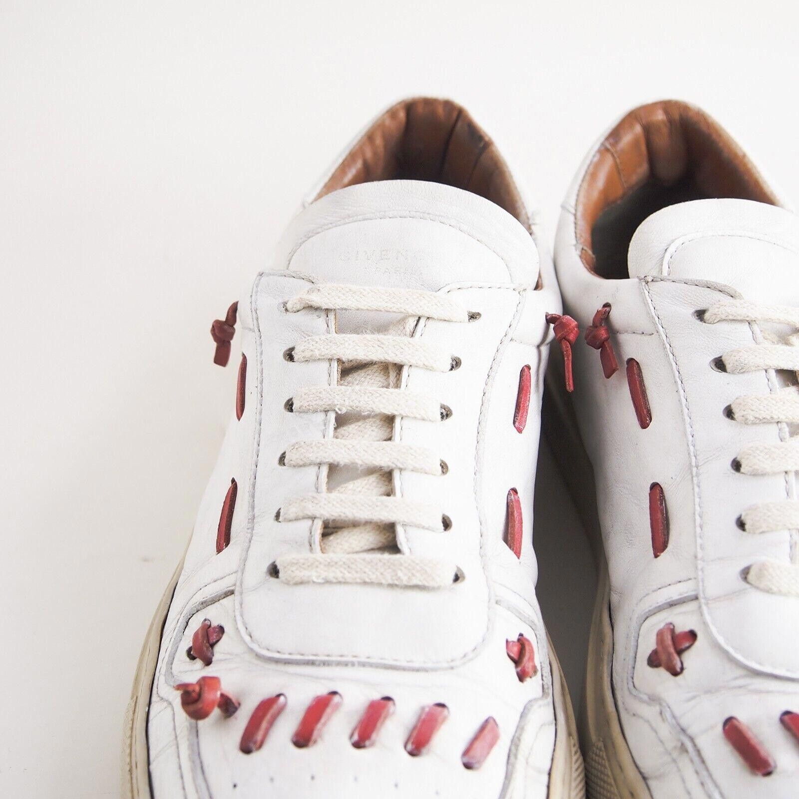 Givenchy Givenchy Sneakers White Leather Side Lacing US 9 EU 42 Size US 9 / EU 42 - 3 Thumbnail