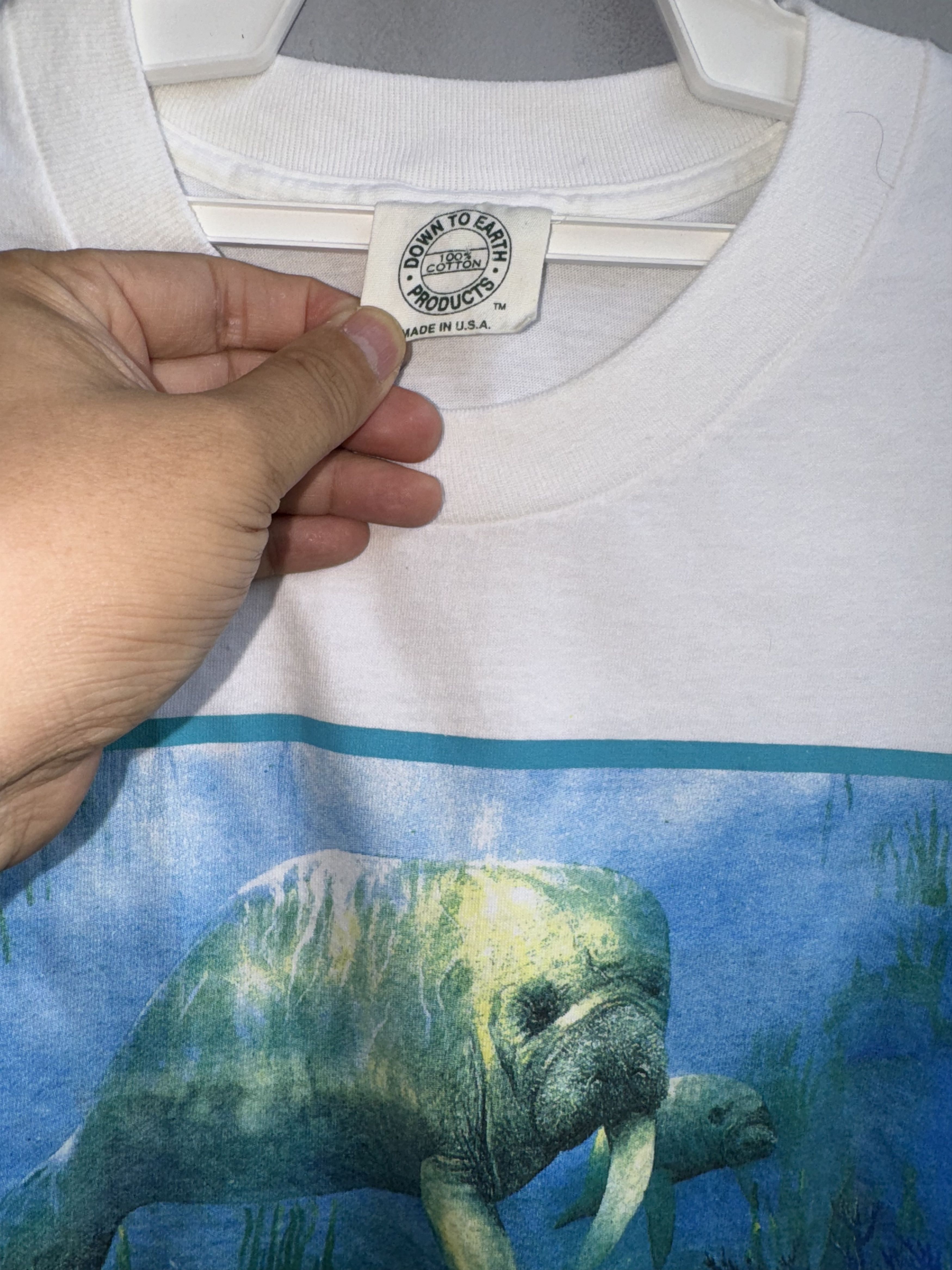 Vintage Save The Manatee Club Vintage T-Shirt Size US M / EU 48-50 / 2 - 3 Thumbnail