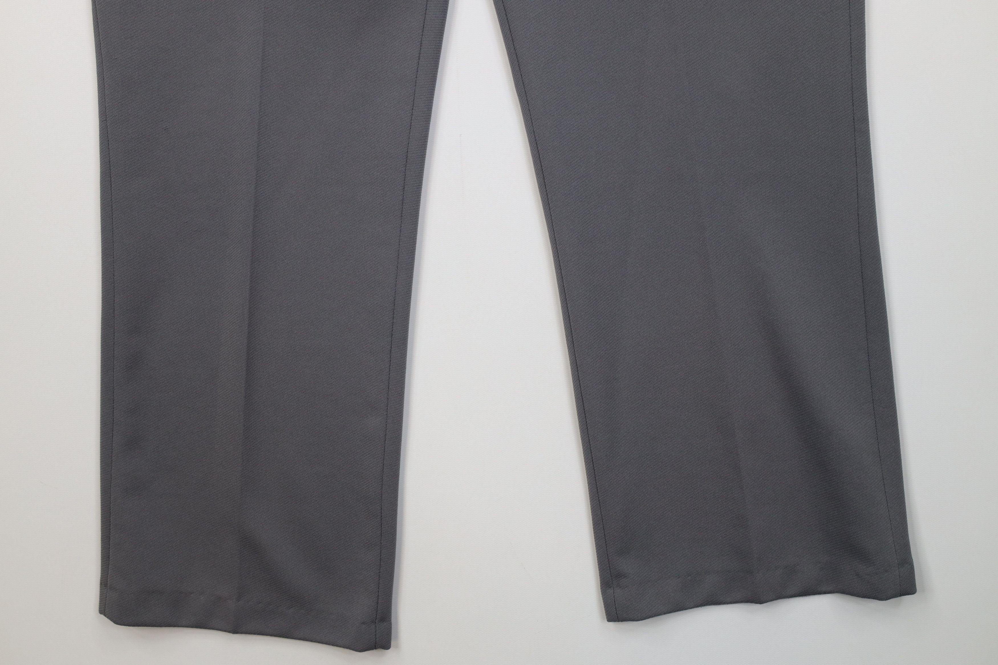Vintage Vintage 70s Streetwear Knit Flared Wide Leg Chino Pants USA Size US 36 / EU 52 - 4 Thumbnail