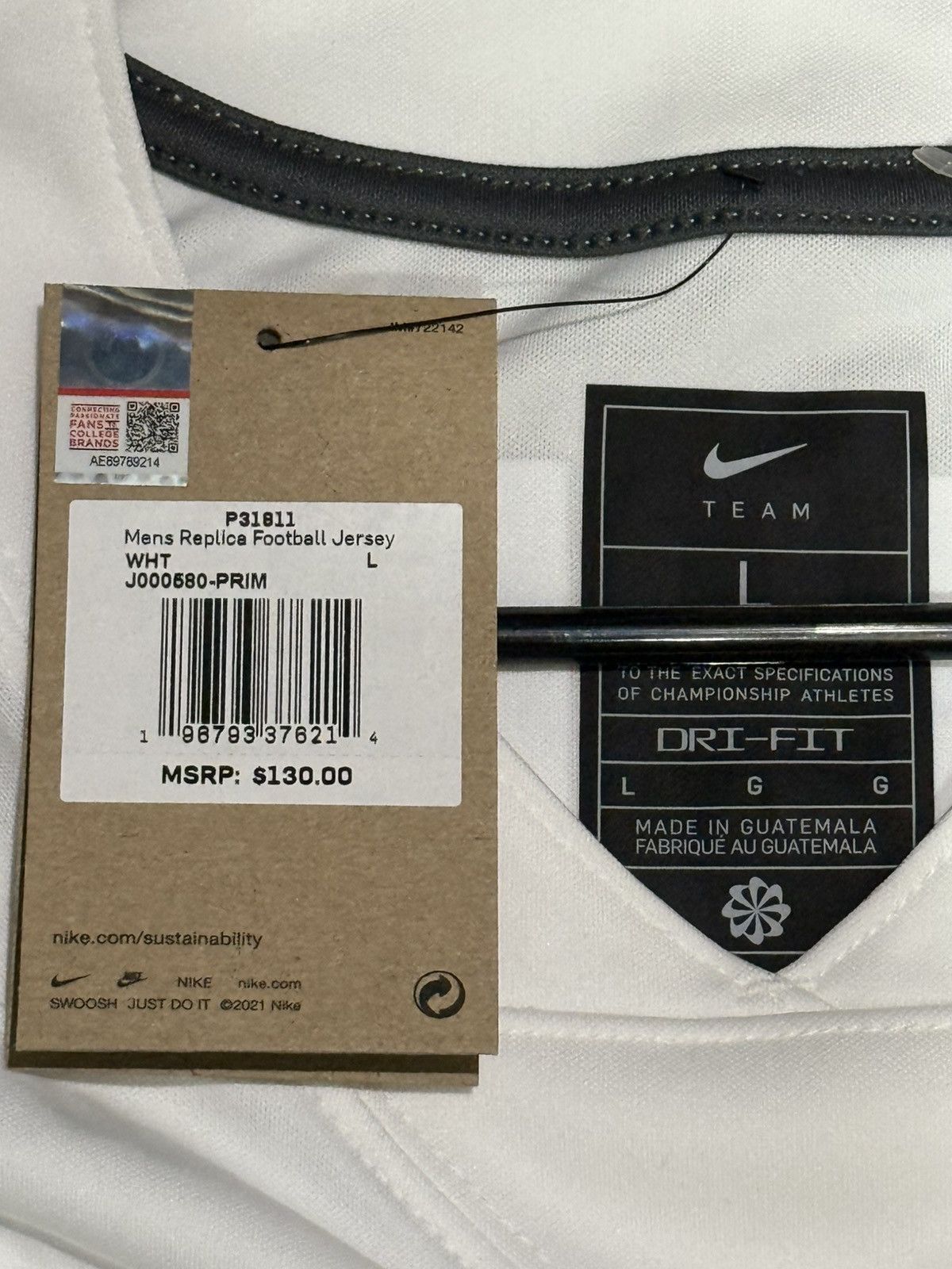 Nike Nike Prime/Sanders jersey Size US L / EU 52-54 / 3 - 4 Thumbnail