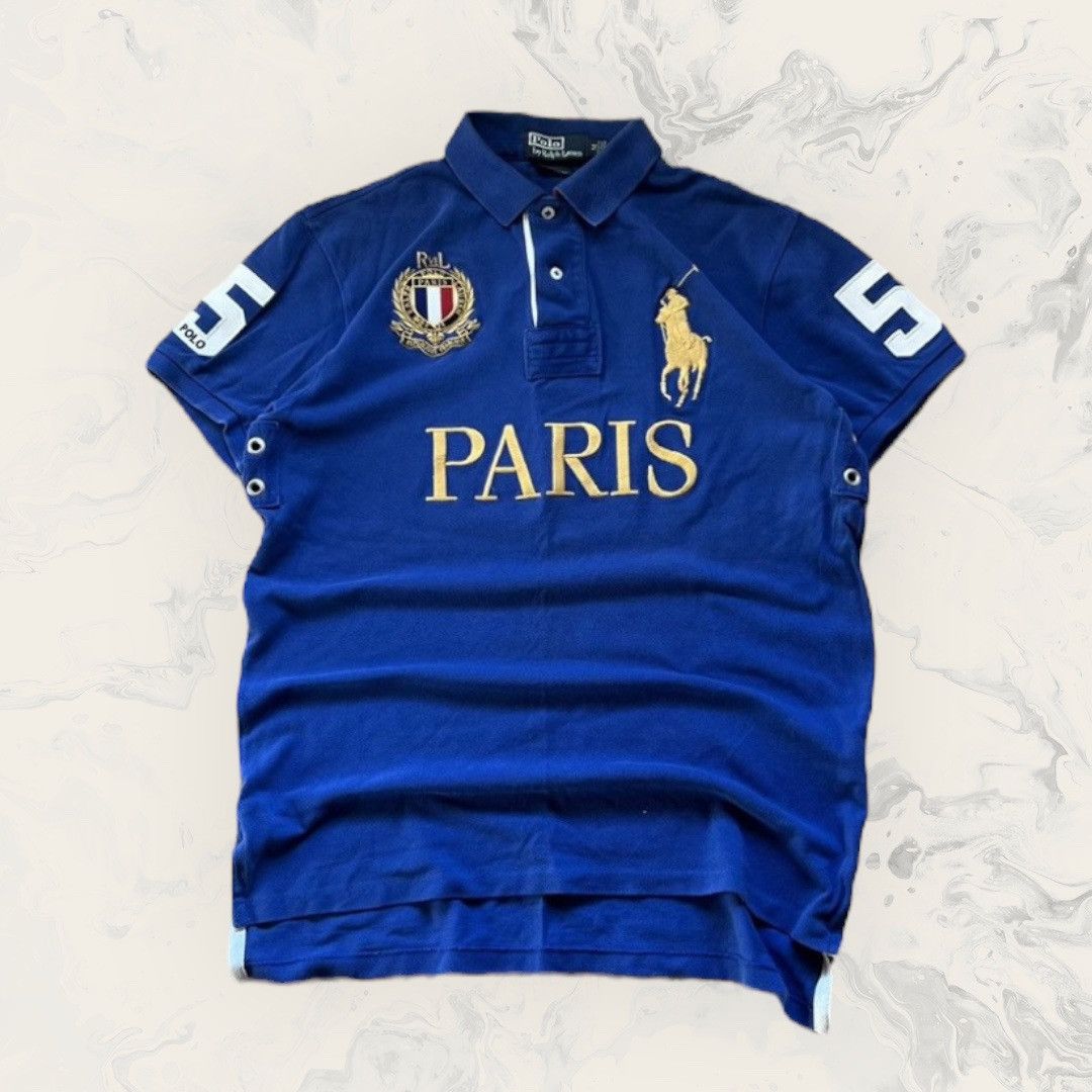 Vintage Polo Ralph Lauren Paris France #5 Polo Shirt Chief Keef