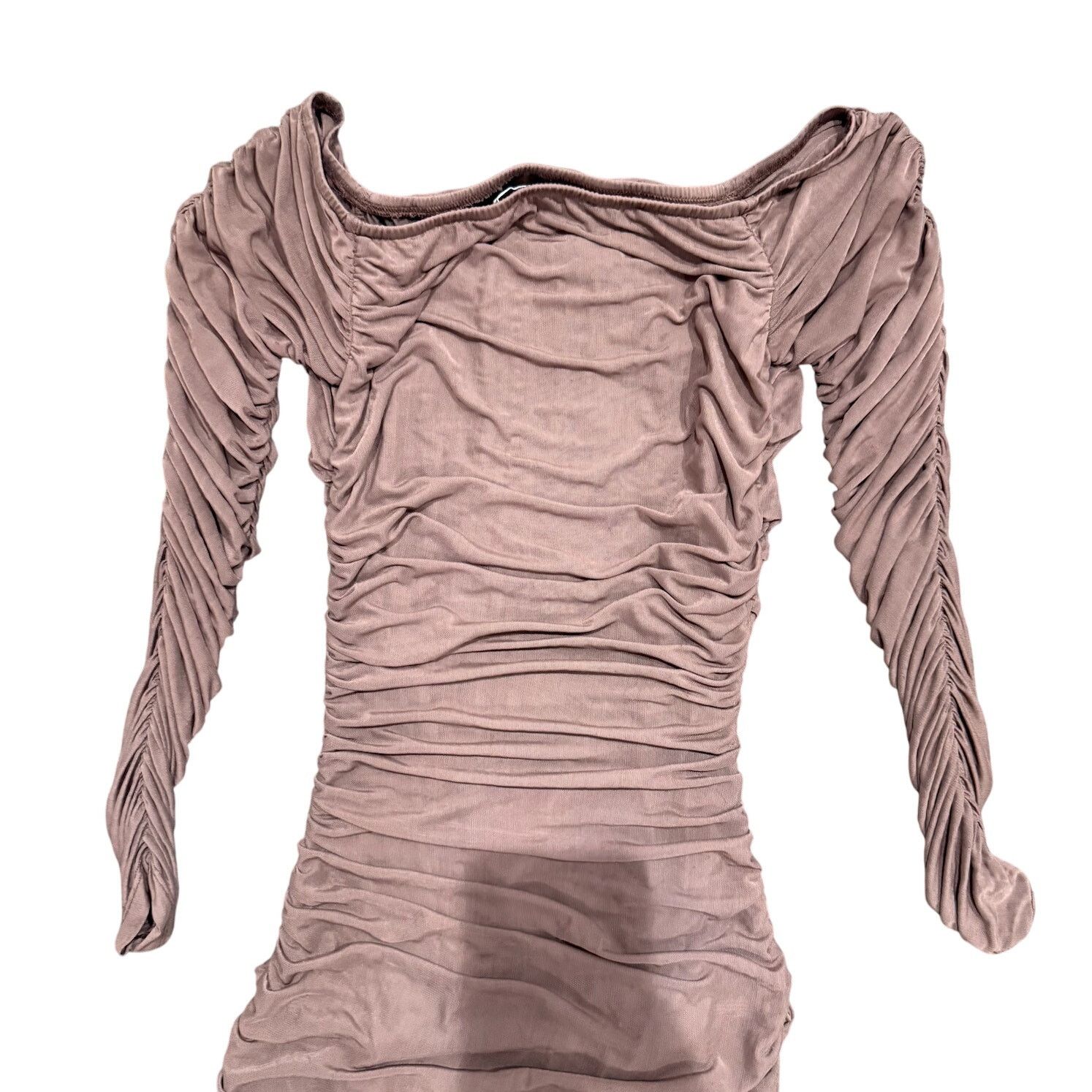 CAROLINE CONSTAS Caroline Constas Strapless Tara Dress in Brown, Size S Size S / US 4 / IT 40 - 8 Thumbnail