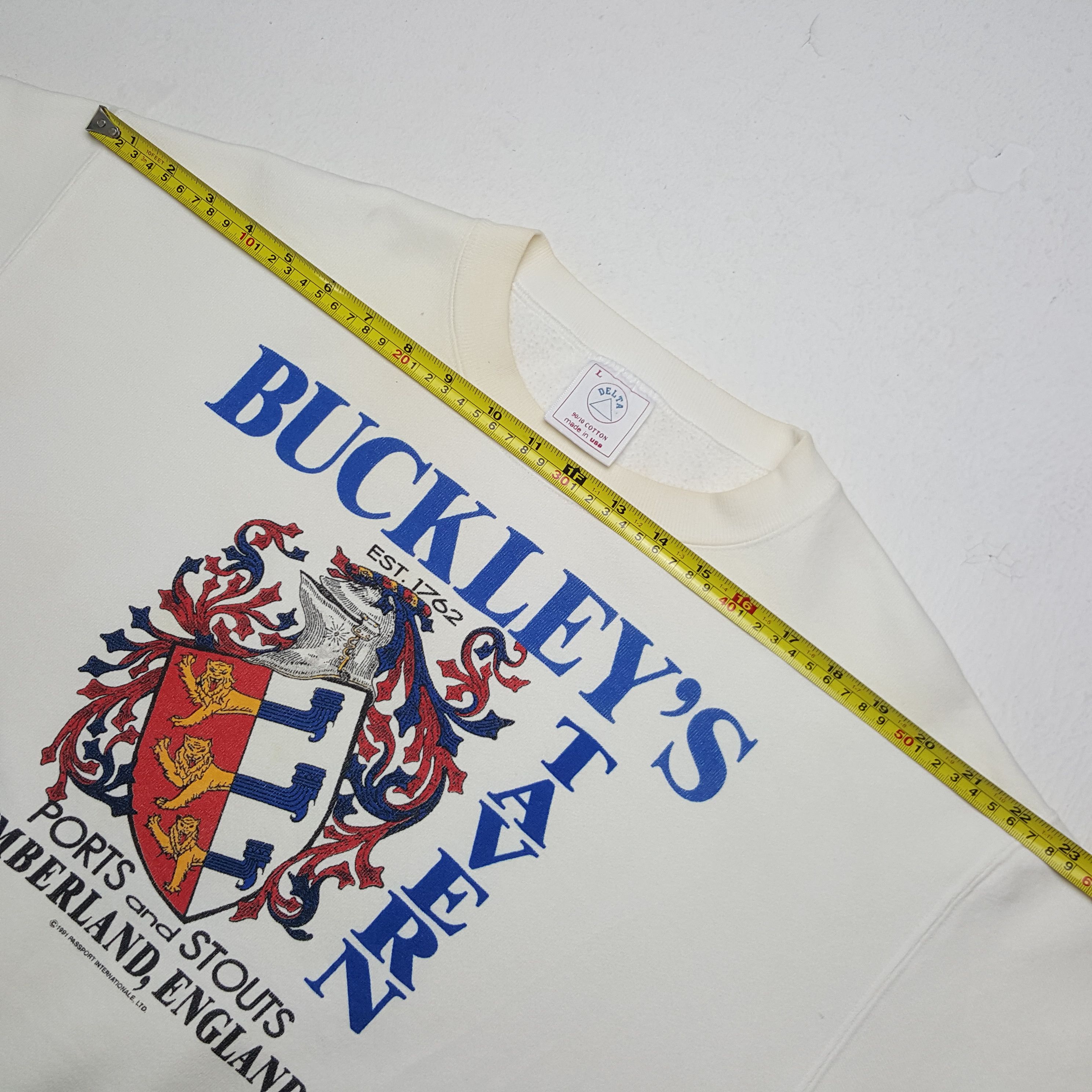 Delta × Vintage Vintage Buckley's Tavern Sweatshirt Size US L / EU 52-54 / 3 - 6 Thumbnail