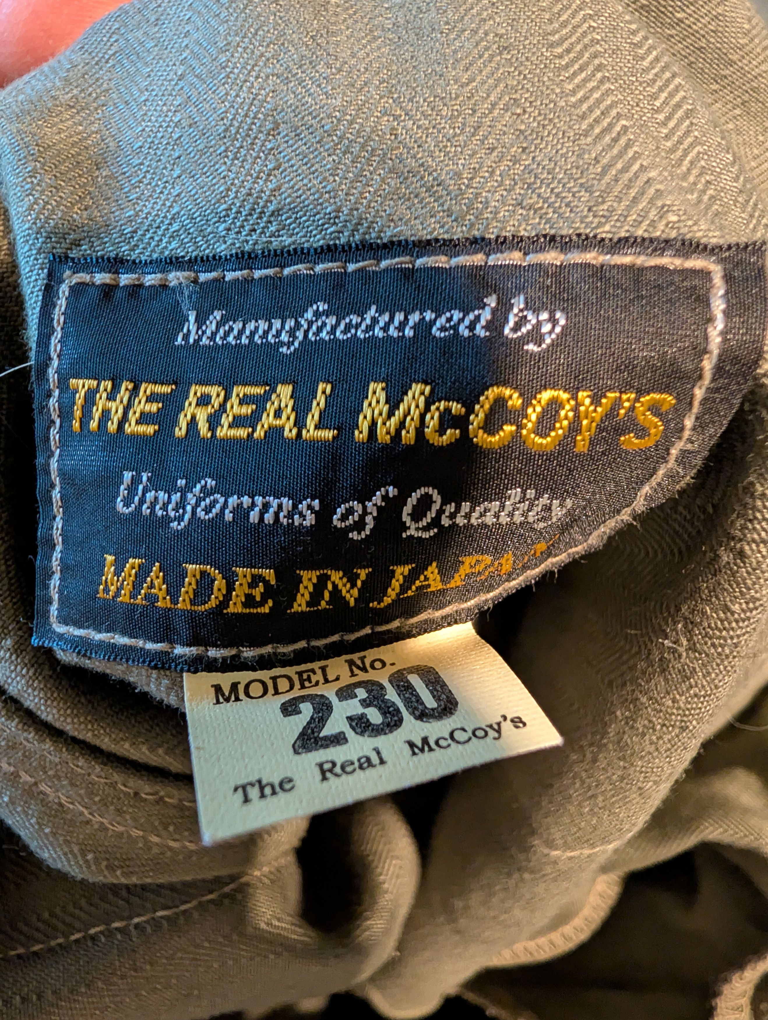 The Real McCoy's P-44 UTILITY TROUSER Size US 36 / EU 52 - 3 Thumbnail