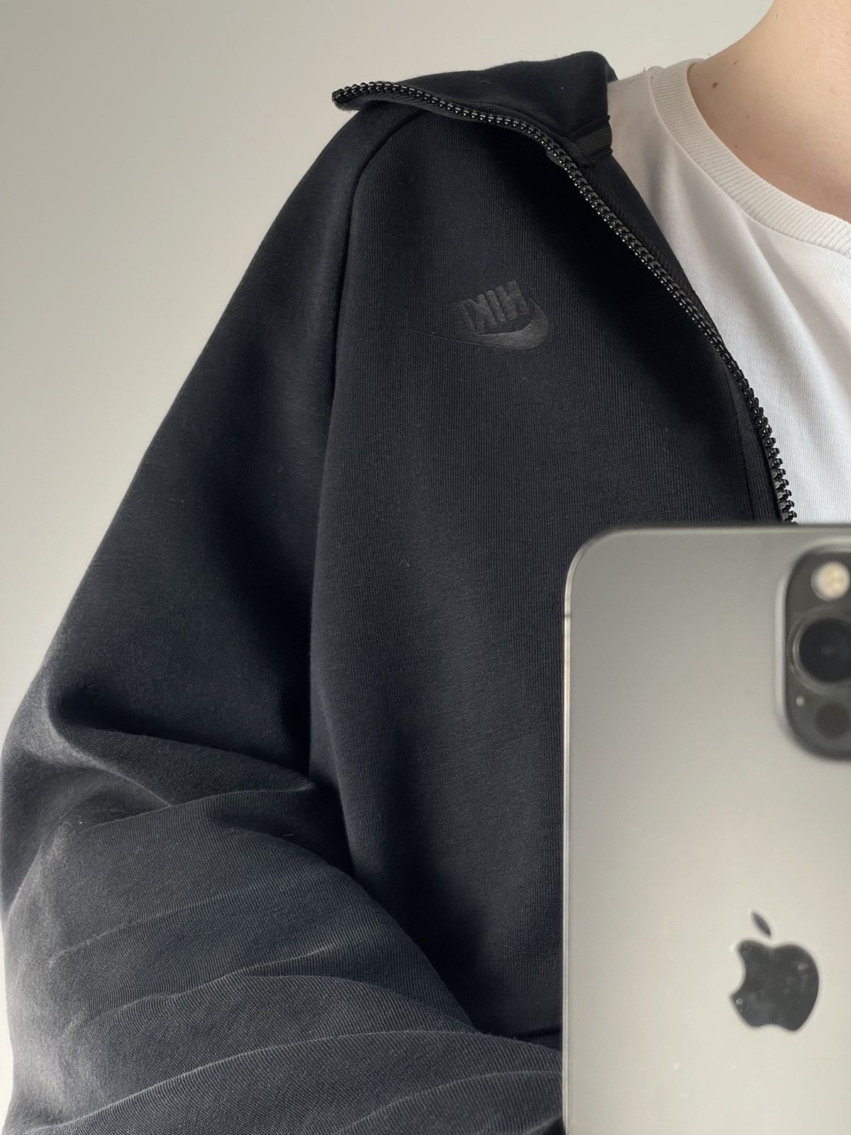 Nike × Vintage DRILL Nike Tech Fleece Zip-Up Hoodie Sweatshirt Size L Size US L / EU 52-54 / 3 - 3 Thumbnail