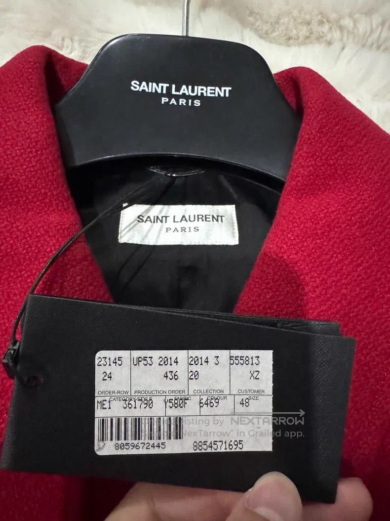 Saint Laurent Paris Saint Laurent Paris Original Red Panther Print Baseball Ja Size US M / EU 48-50 / 2 - 4 Thumbnail