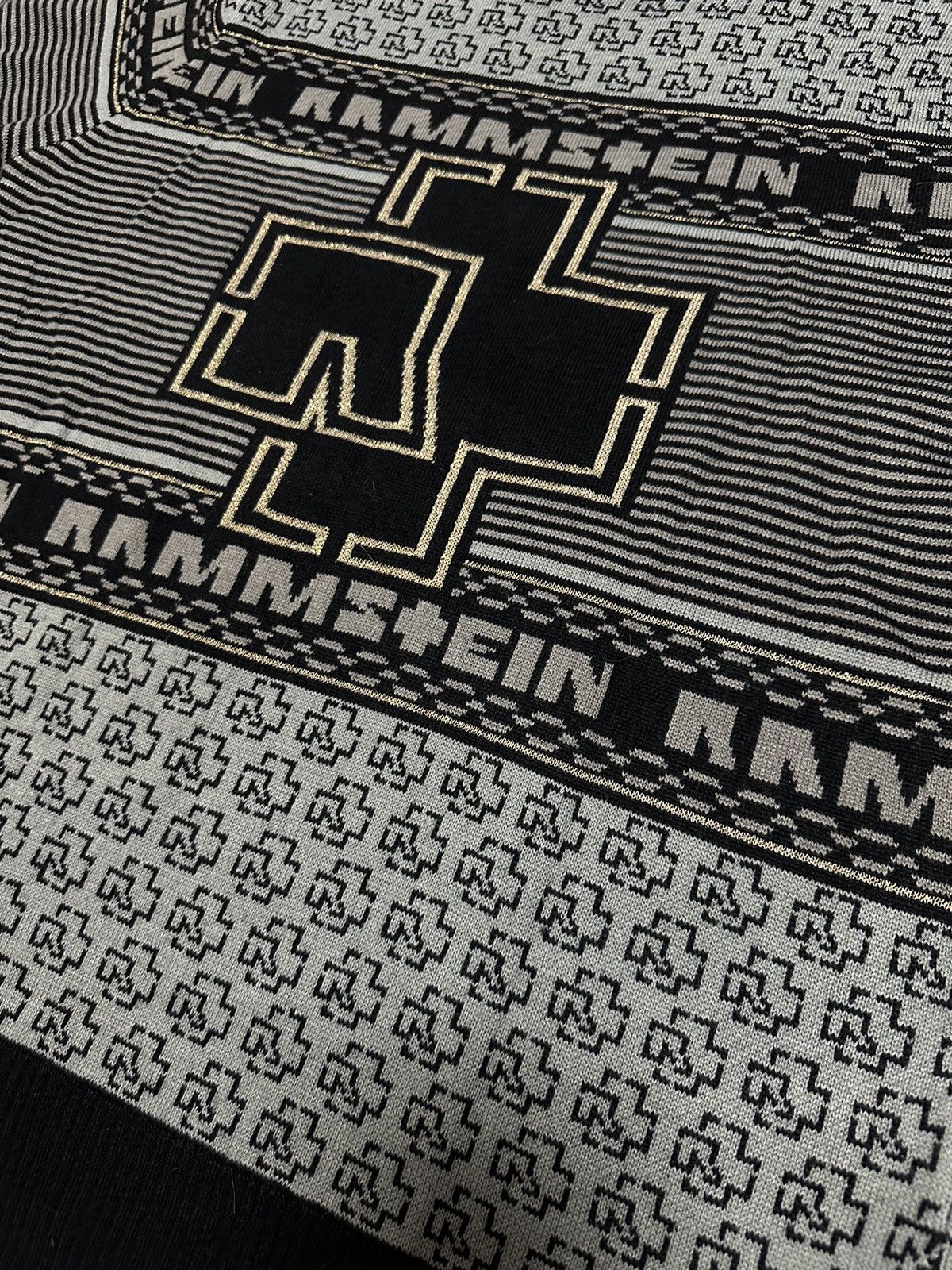 Other VTG Rammstein Rock Band Gray Sweater Center Logo Size US L / EU 52-54 / 3 - 9 Thumbnail