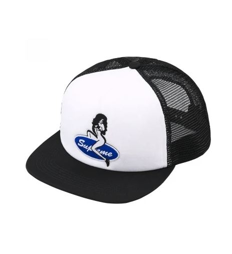 Supreme Supreme Pin Up Mesh Back 5-Panel Black (FW22) Size ONE SIZE - 1 Thumbnail