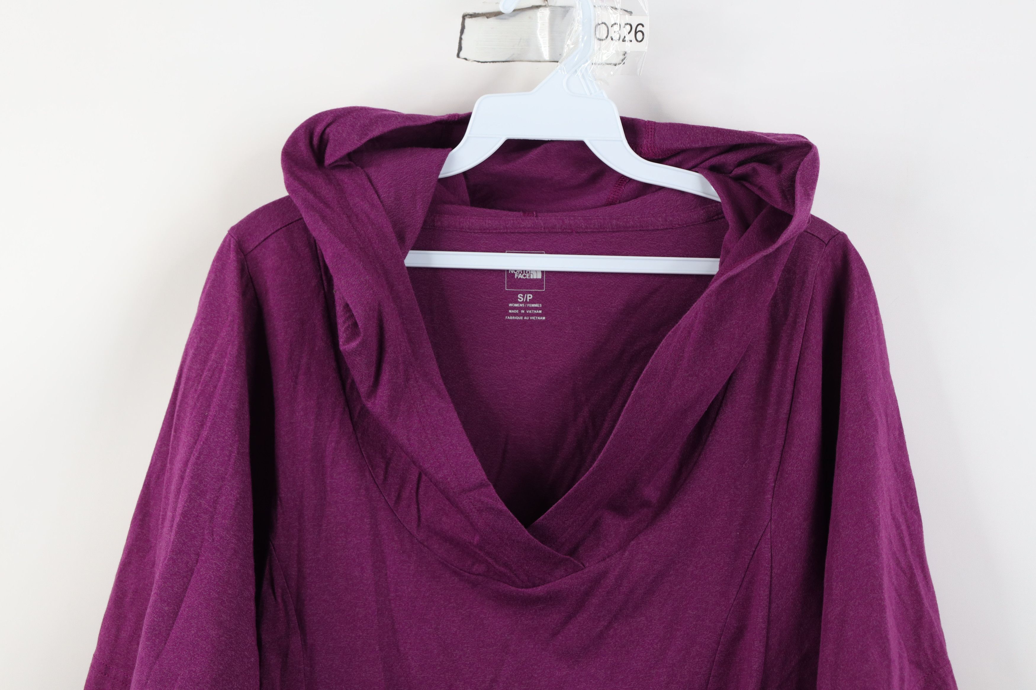 The North Face The North Face Short Sleeve Hooded T-Shirt Knit Purple Size S / US 4 / IT 40 - 2 Thumbnail