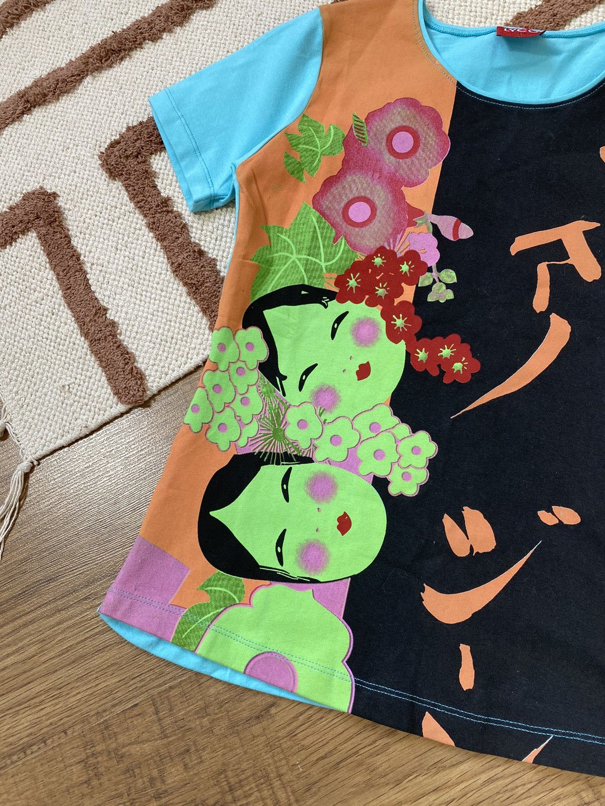 Vintage Y2K STYLE JAPANESE FACES T SHIRT Size M / US 6-8 / IT 42-44 - 3 Thumbnail