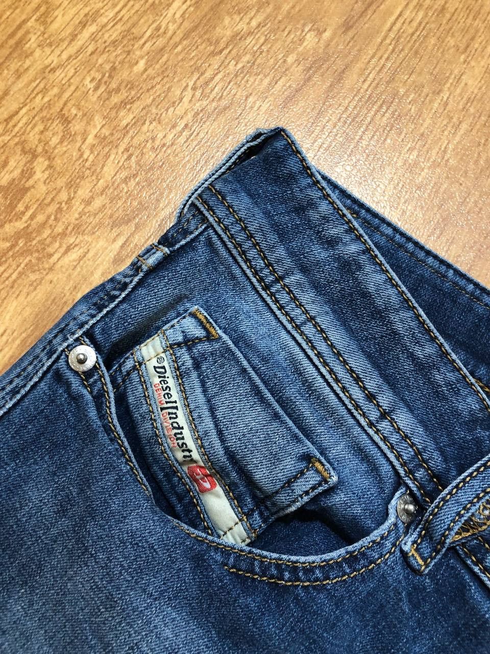 Diesel Diesel Sleenker Men Skinny Blue Denim Jeans Size US 32 / EU 48 - 9 Thumbnail