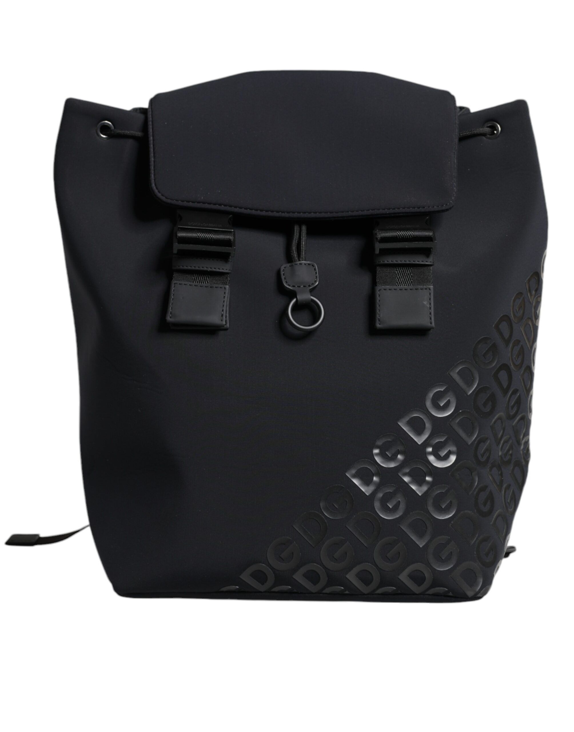 Dolce & Gabbana Black DG Mania Neoprene Travel Back Pack Women's Bag Size ONE SIZE - 1 Thumbnail