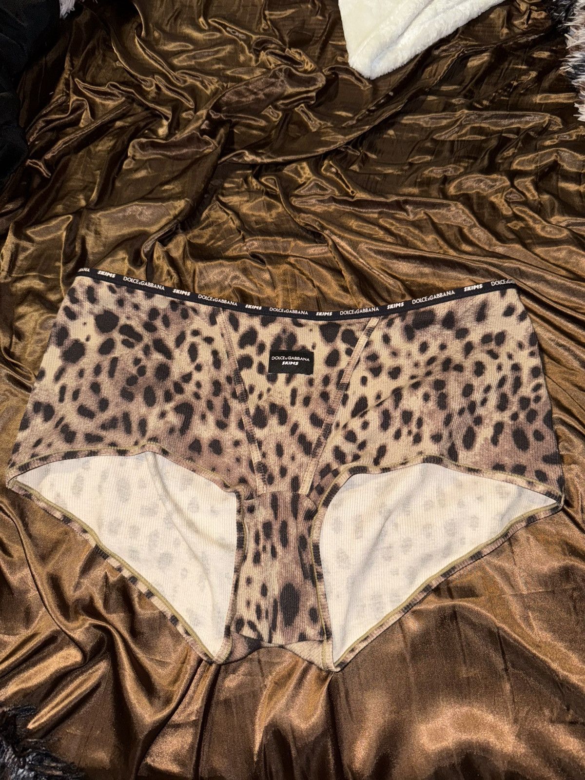 SKIMS SKIMS x Dolce&Gabbana Cotton Rib Boy Short Size 34" / US 12 / IT 48 - 5 Thumbnail