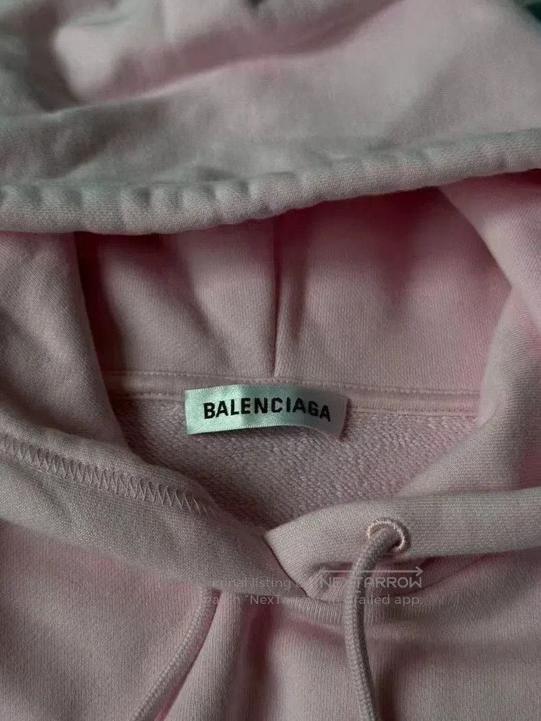 Balenciaga Balenciaga Pink Crew Hoodie XS. Size US XS / EU 42 / 0 - 4 Thumbnail