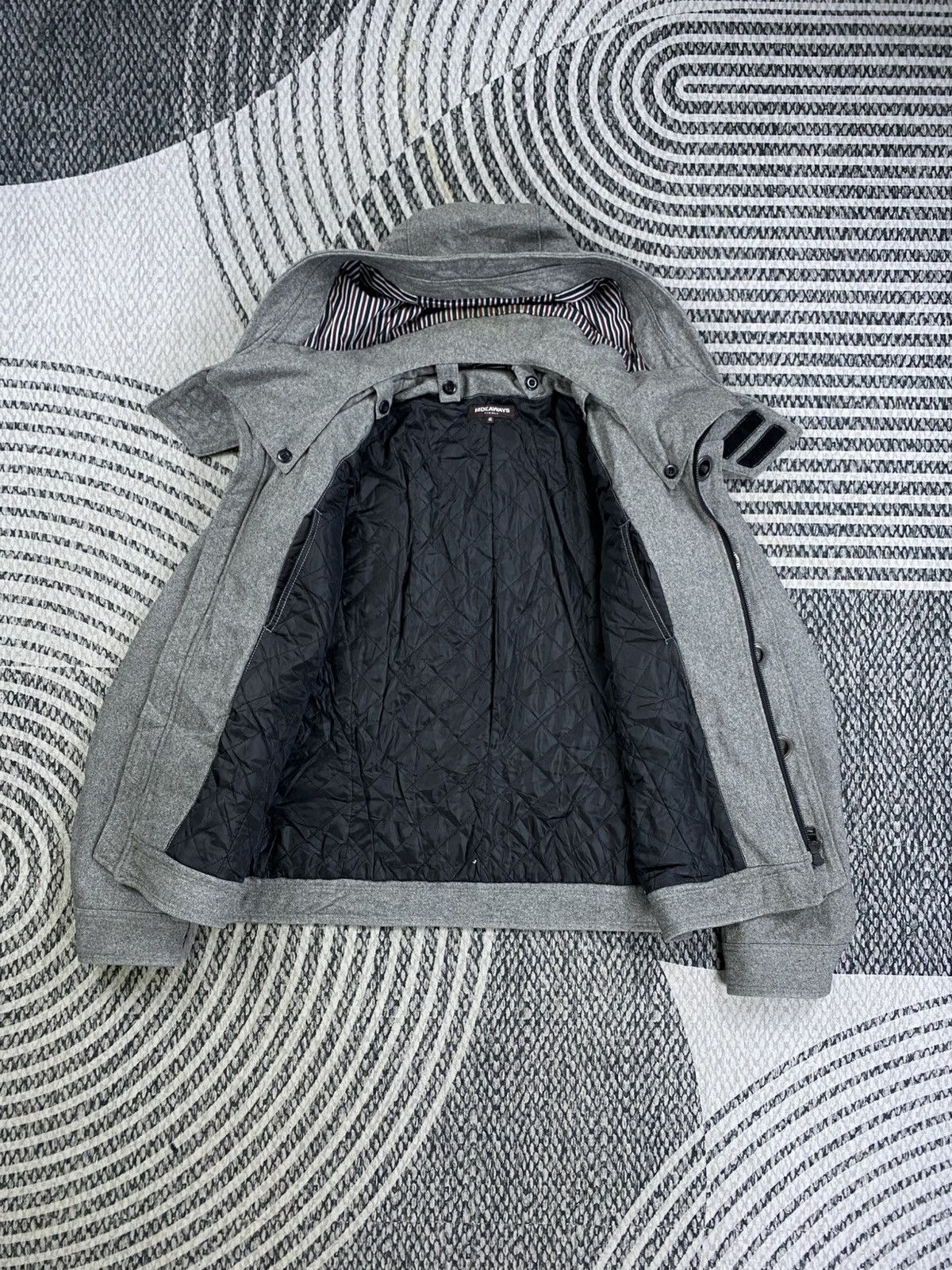 HIDEAWAYS Vintage HIDEAWAYS Hooded Peacoat Heavy Jacket Size US M / EU 48-50 / 2 - 6 Thumbnail