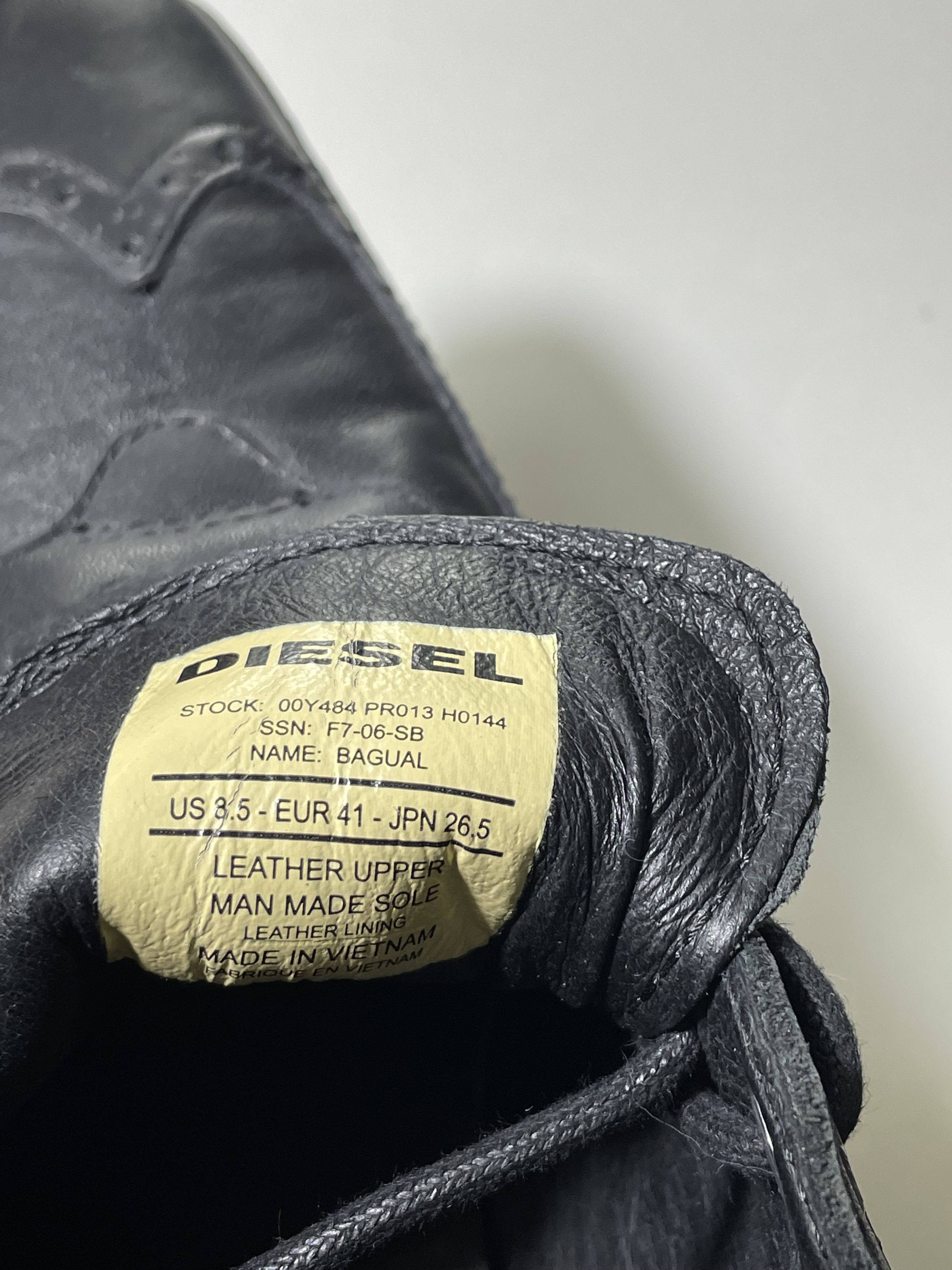 Diesel vintage y2k diesel leather shoes Size US 8.5 / EU 41-42 - 6 Thumbnail