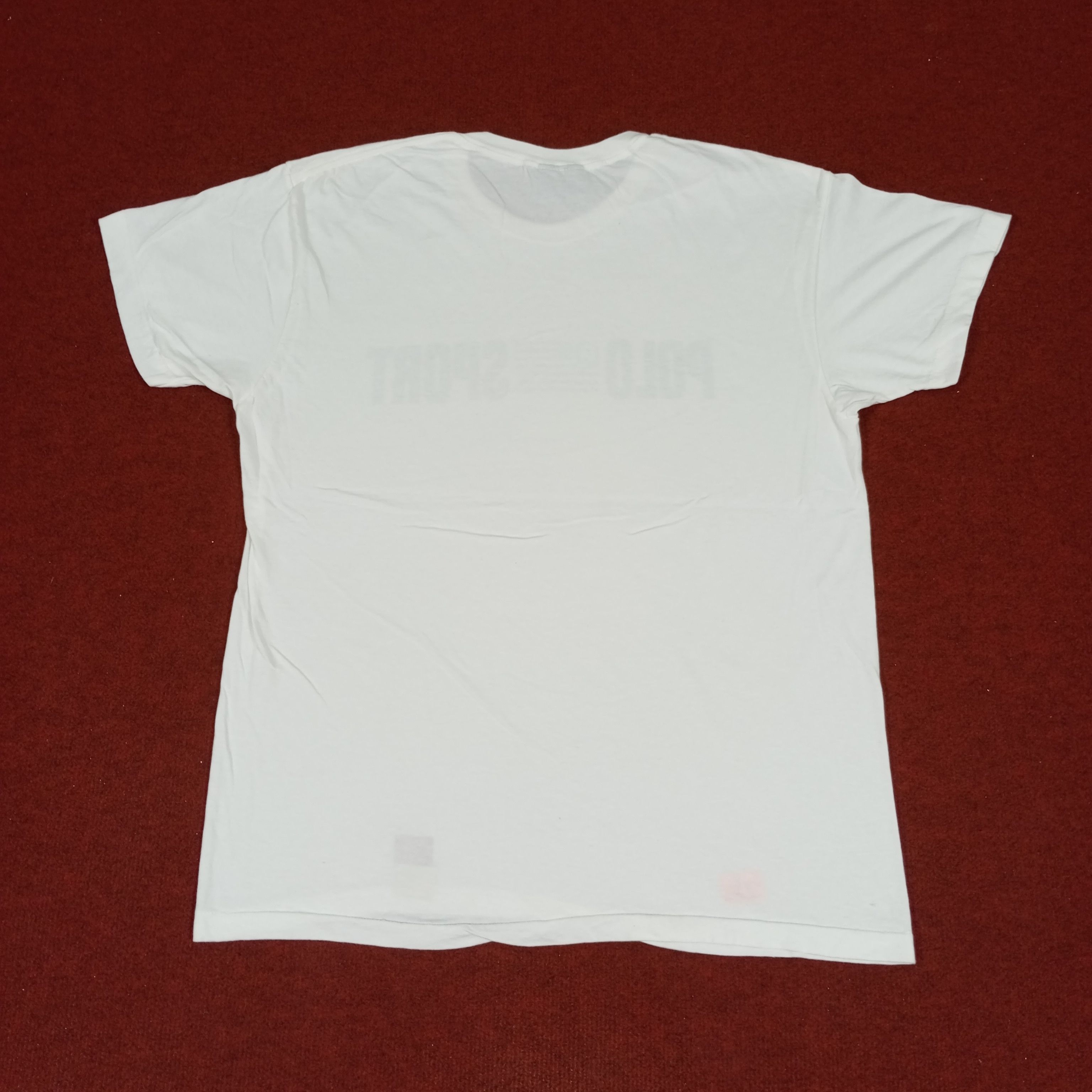 Polo Ralph Lauren × Vintage Polo Sports Ralph Lauren Spellout Design Tshirt Size US L / EU 52-54 / 3 - 3 Thumbnail