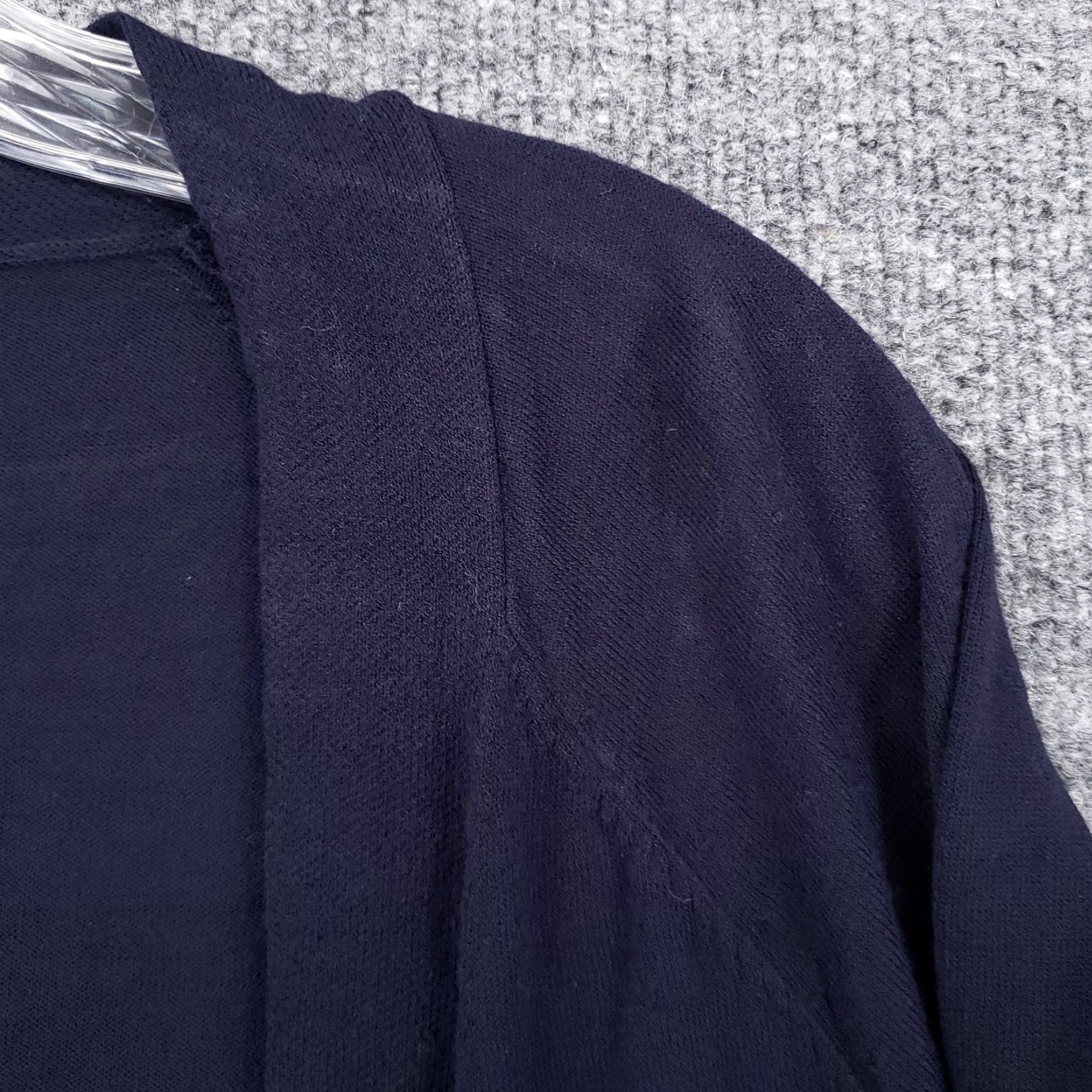 Talbots Talbots Cardigan Womens PL Large Petite Blue Open Front Long Sleeve Knit Sweater Cardigan Size L / US 10 / IT 46 - 6 Thumbnail