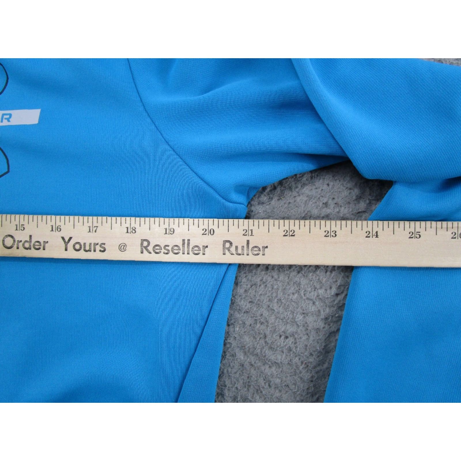 Under Armour Under Armour Womens Blue Pullover Hoodie Sweatshirt Size S Blue Logo Sweatshirt Hooded Pullover Activewear Womens Size S / US 4 / IT 40 - 7 Thumbnail