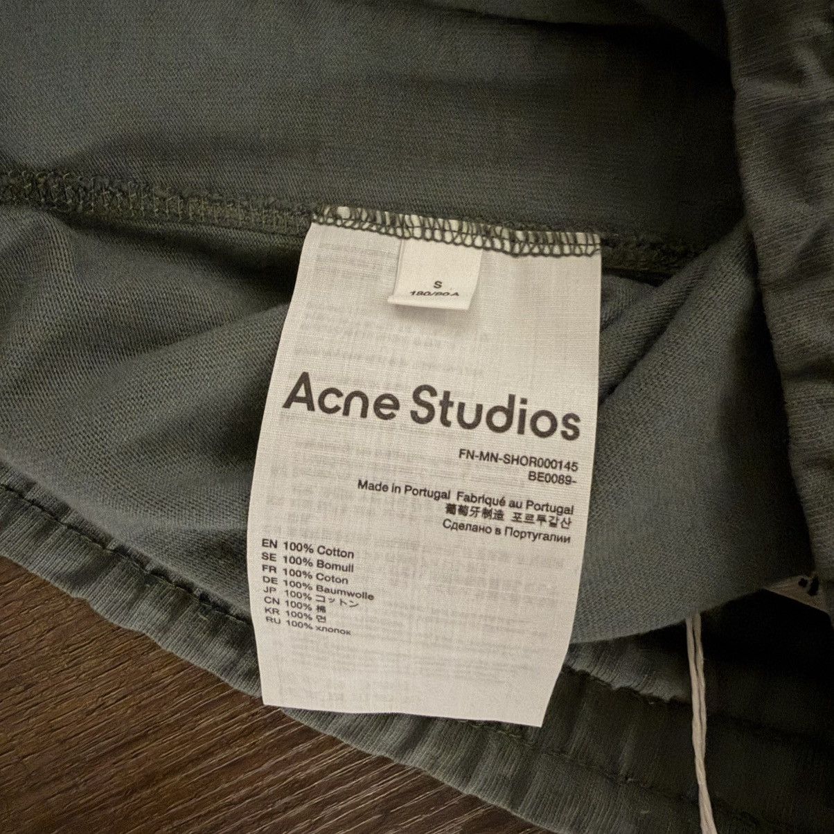 Acne Studios Acne Studios Exposed Seam Shorts Cedar Green Size US 30 / EU 46 - 7 Thumbnail