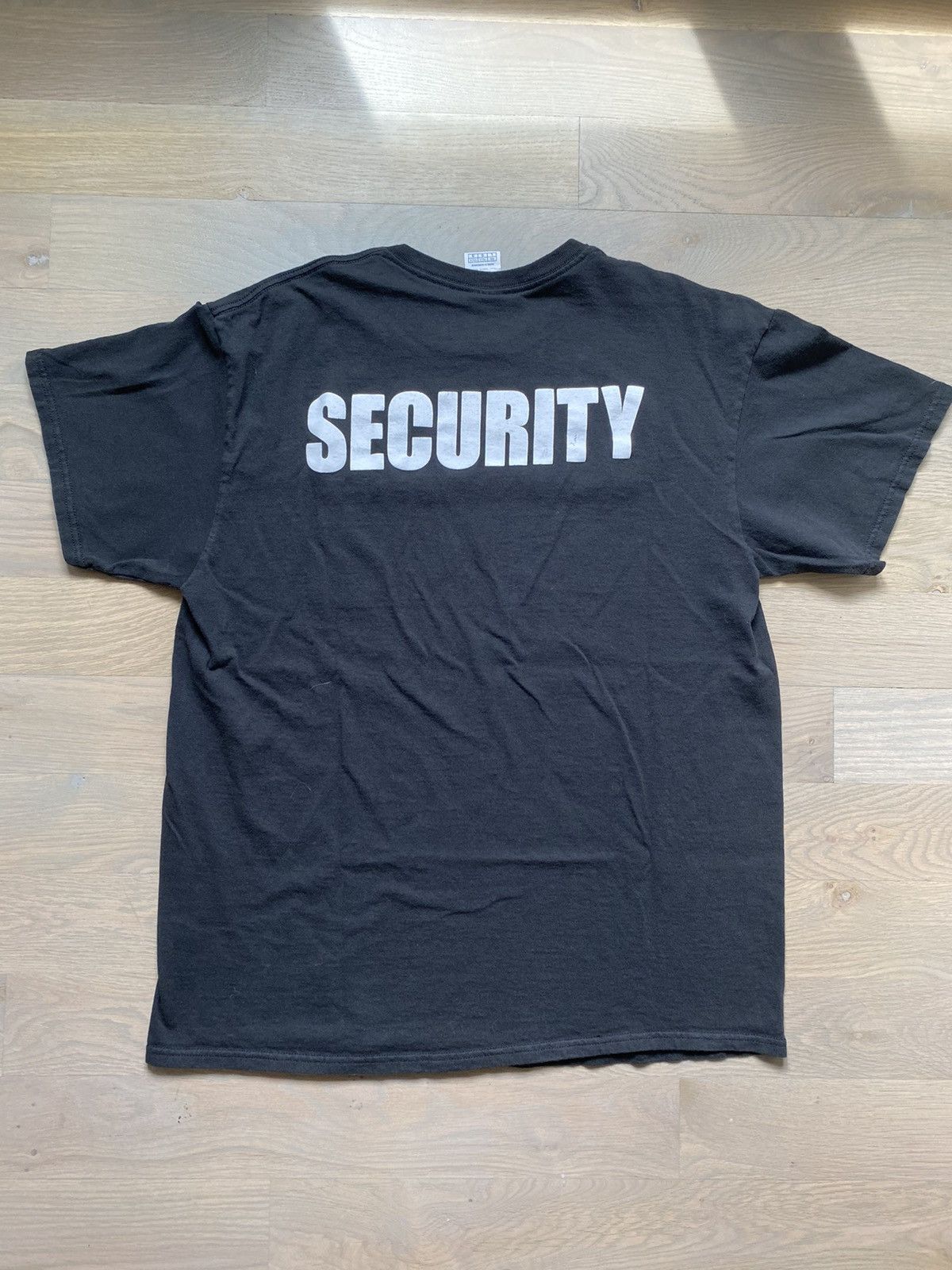 Delta × Other × Vintage Black Security T-Shirt Size US L / EU 52-54 / 3 - 5 Thumbnail