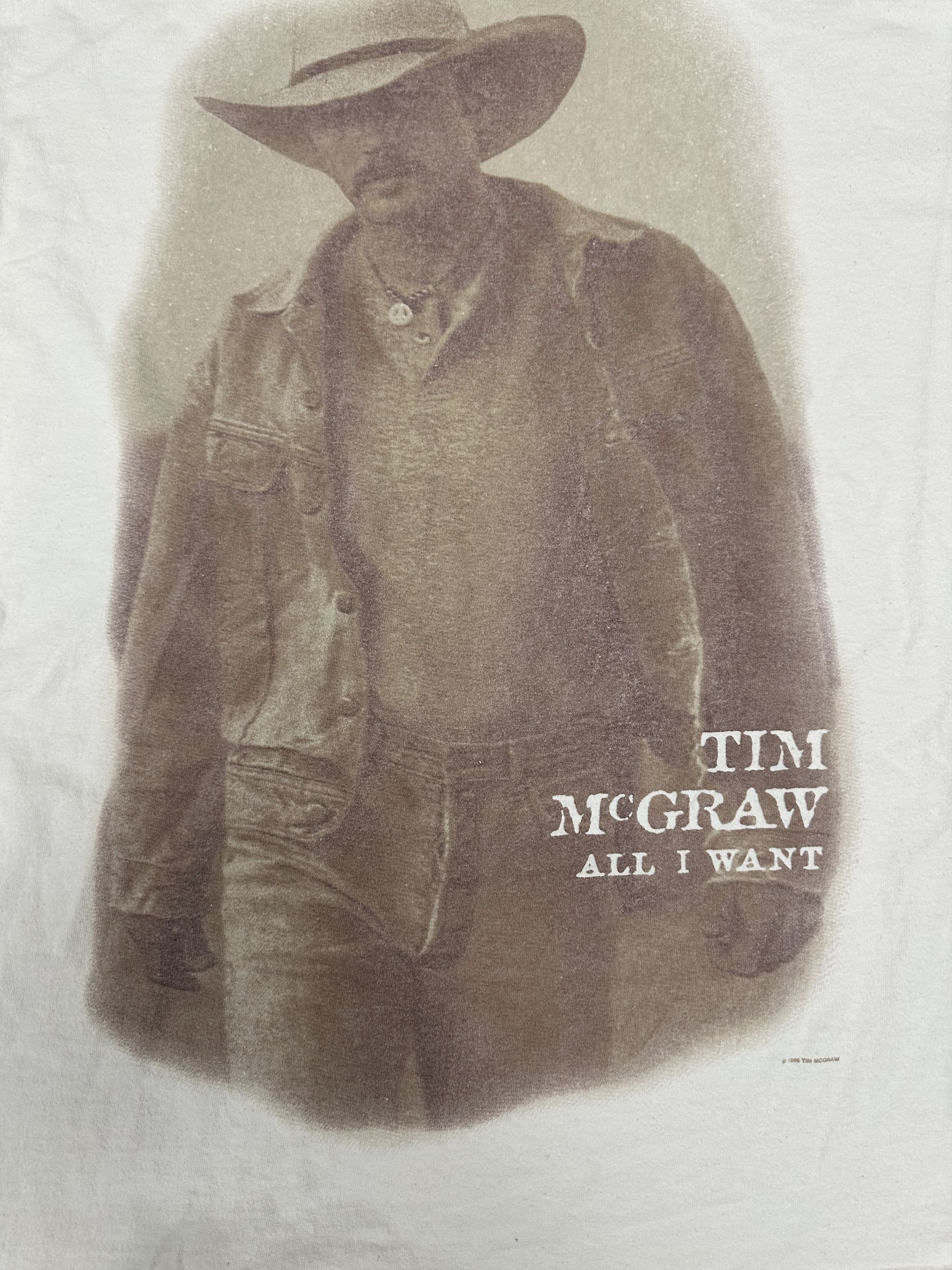 Vintage Tim McGraw Vintage Shirt Size US XL / EU 56 / 4 - 2 Thumbnail