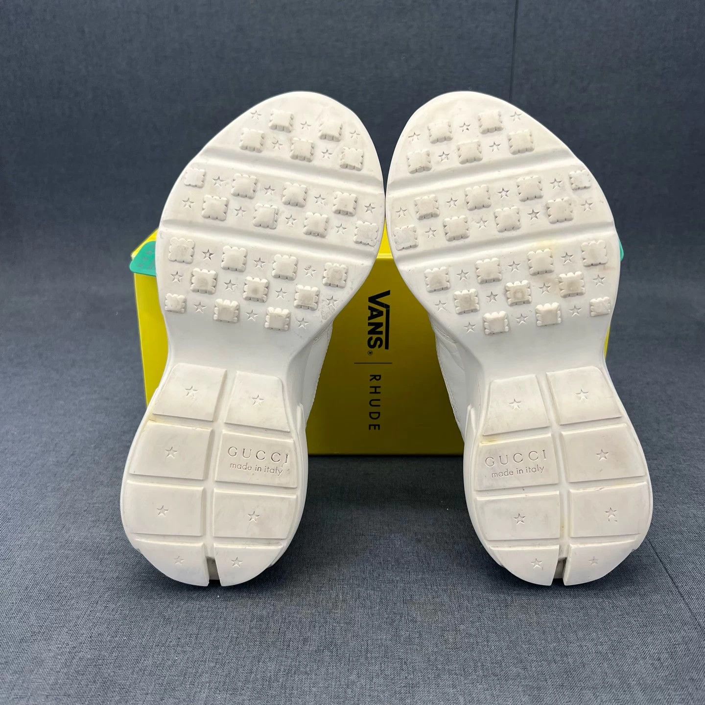 Gucci Gucci Rhyton Ivory 37.5 Boxed Good Logo Blemish Size US 6.5 / IT 36.5 - 6 Thumbnail