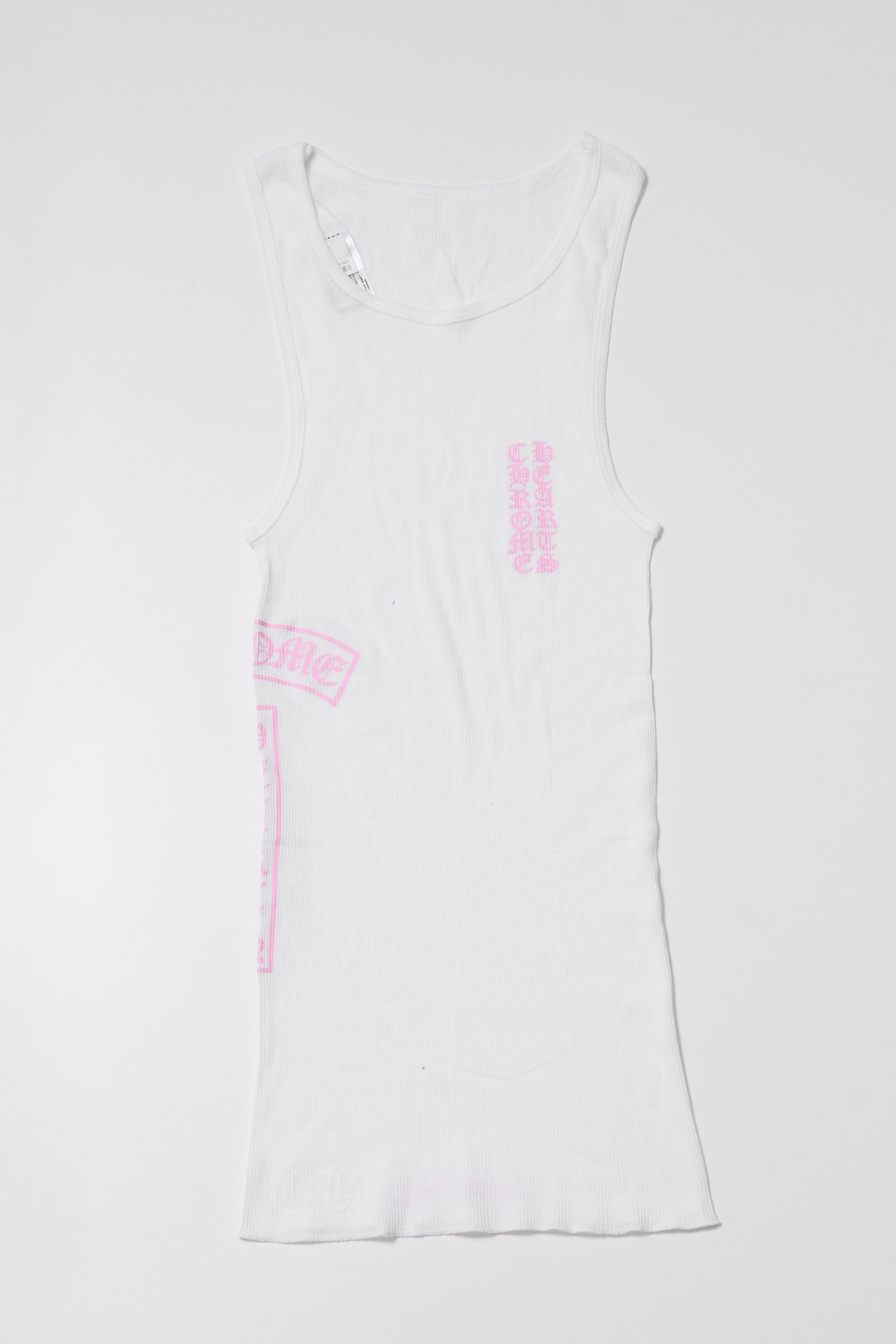 CHROME HEARTSクロムハーツ タンクトップwhite/pink 楽天市場】CHROME HEARTSクロムハーツタンクトップ white/pink