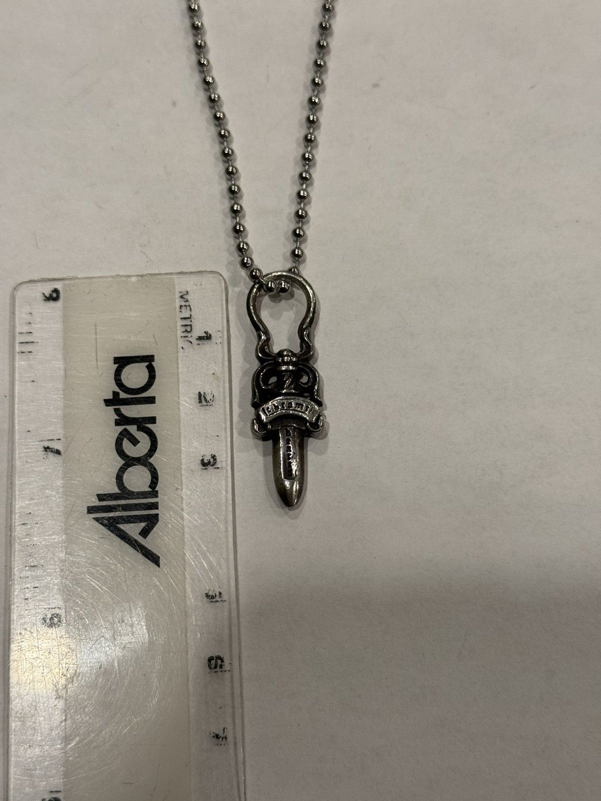 Chrome Hearts Chrome Hearts Dagger Pendant Silver Chain Necklace Zipper Size ONE SIZE - 11 Thumbnail
