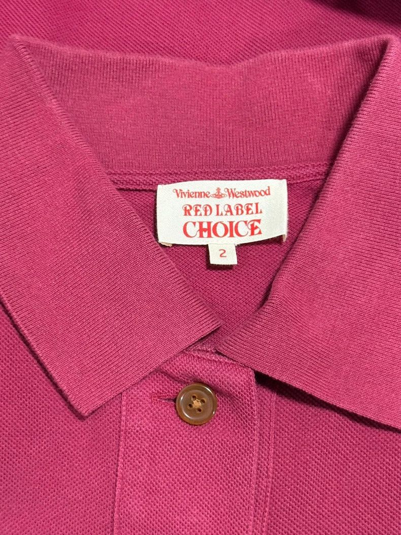 Vivienne Westwood Vivienne Westwood size2 A wine-colored polo shirt with shor Size M / US 6-8 / IT 42-44 - 5 Thumbnail