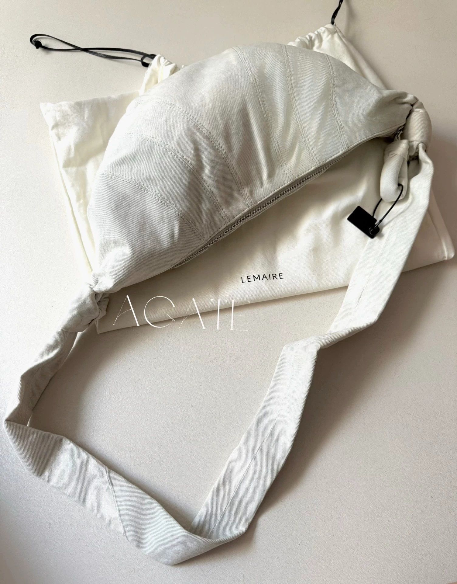 Lemaire Lemaire M Snowflake Denim Croissant Bag BN w/Dust Bag Size ONE SIZE - 3 Thumbnail