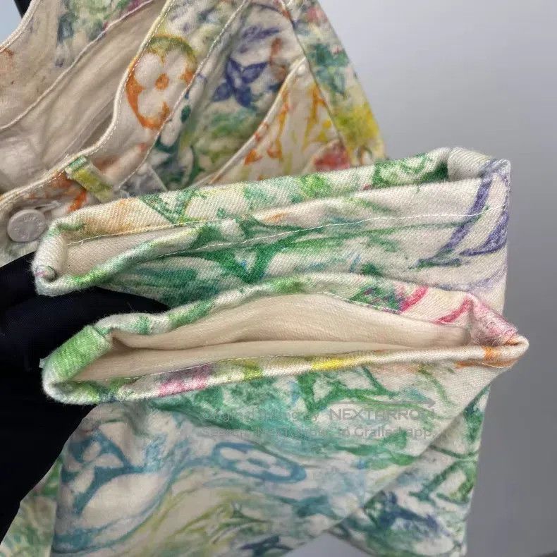 Louis Vuitton Louis Vuitton Colorful crayon graffiti full jeans Size US 28 / EU 44 - 4 Thumbnail