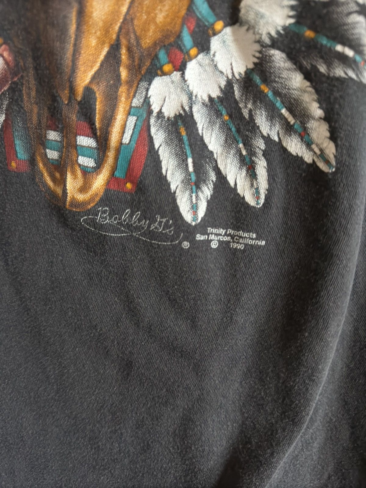 Other × Vintage Vintage 1990 Bobby G’s Peace Pipe Graphic Tee Size US M / EU 48-50 / 2 - 2 Thumbnail