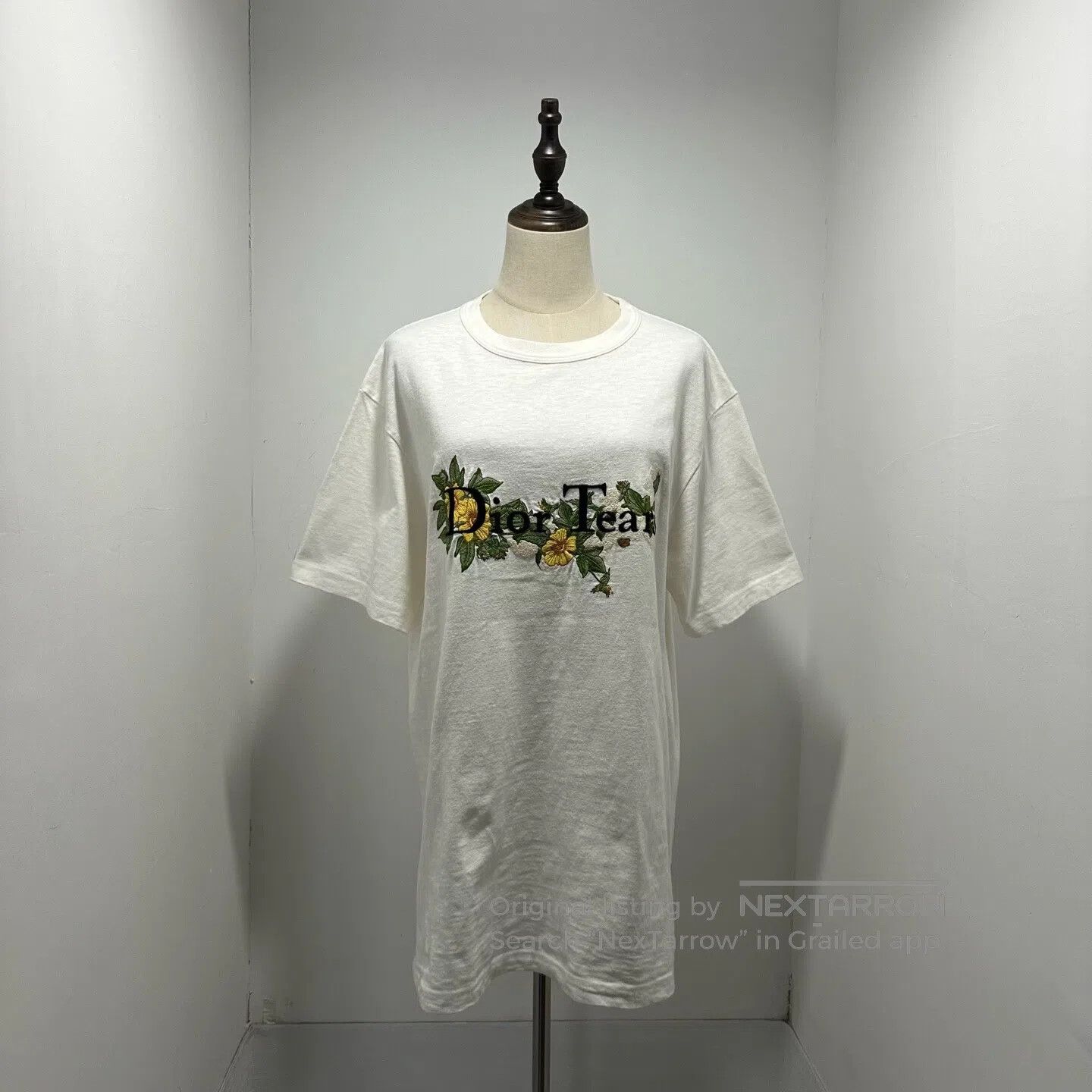 Dior Dior Floral Embroidered Short Sleeve| Size US M / EU 48-50 / 2 - 1 Thumbnail
