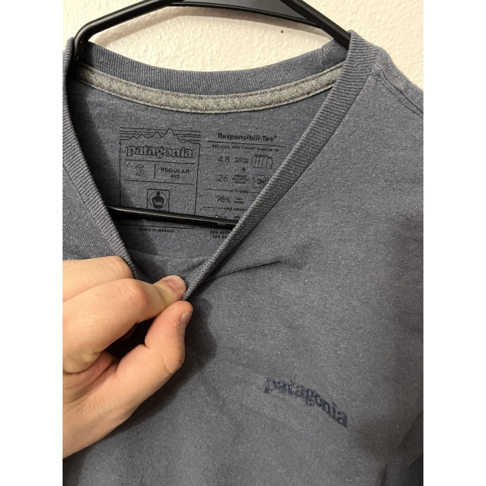 Patagonia Patagonia Shirt Mens Long Sleeve Ridge Responsibili-Tee Gray S Size US S / EU 44-46 / 1 - 3 Thumbnail