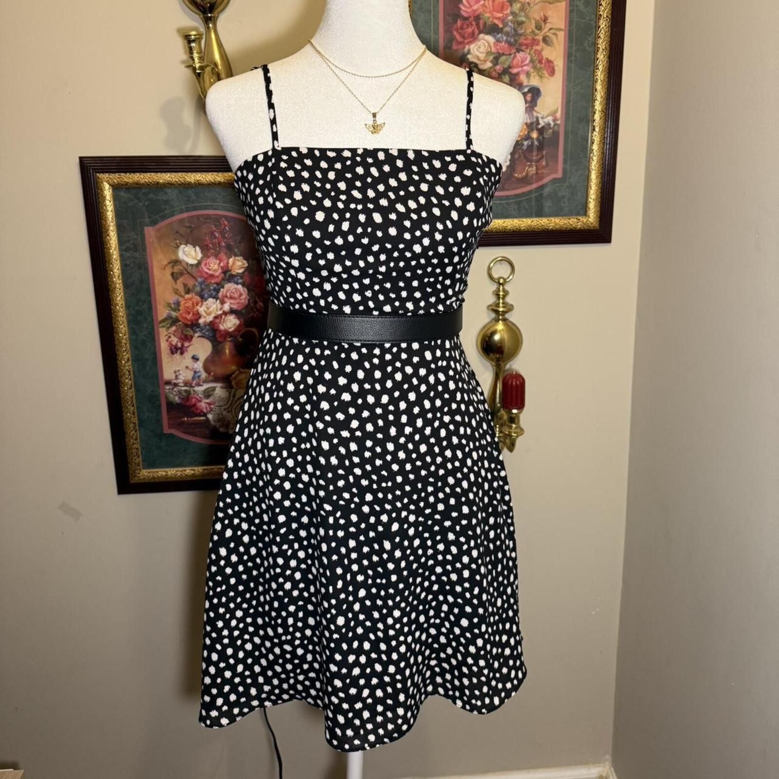 Other Black and White Polka Dot Dress Size S / US 4 / IT 40 - 1 Thumbnail