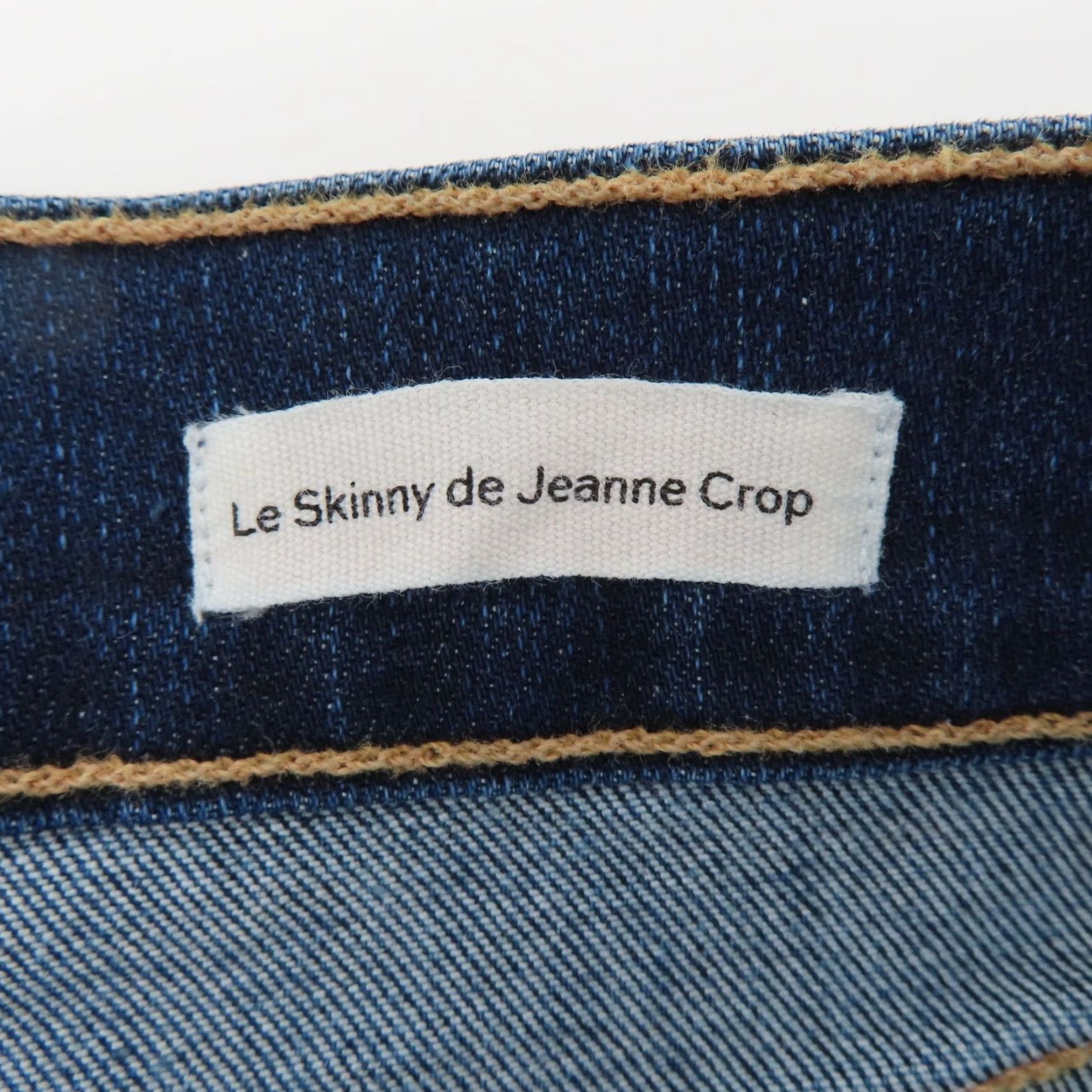 Frame FRAME Le Skinny De Jeanne Crop Jeans - 27 Blue Denim 5-Pocket Cotton Blend Slim Crop Womens Size 27" / US 4 / IT 40 - 7 Thumbnail