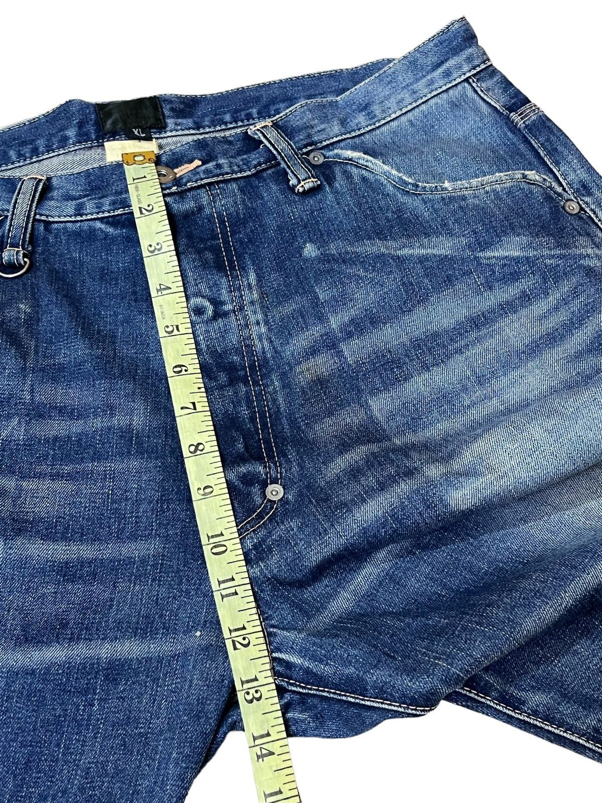 Japanese Brand SICK Y2K JAPANESE CULTURE NITRAID LOOSE FIT SELVEDGE JEANS Size US 37 - 15 Thumbnail