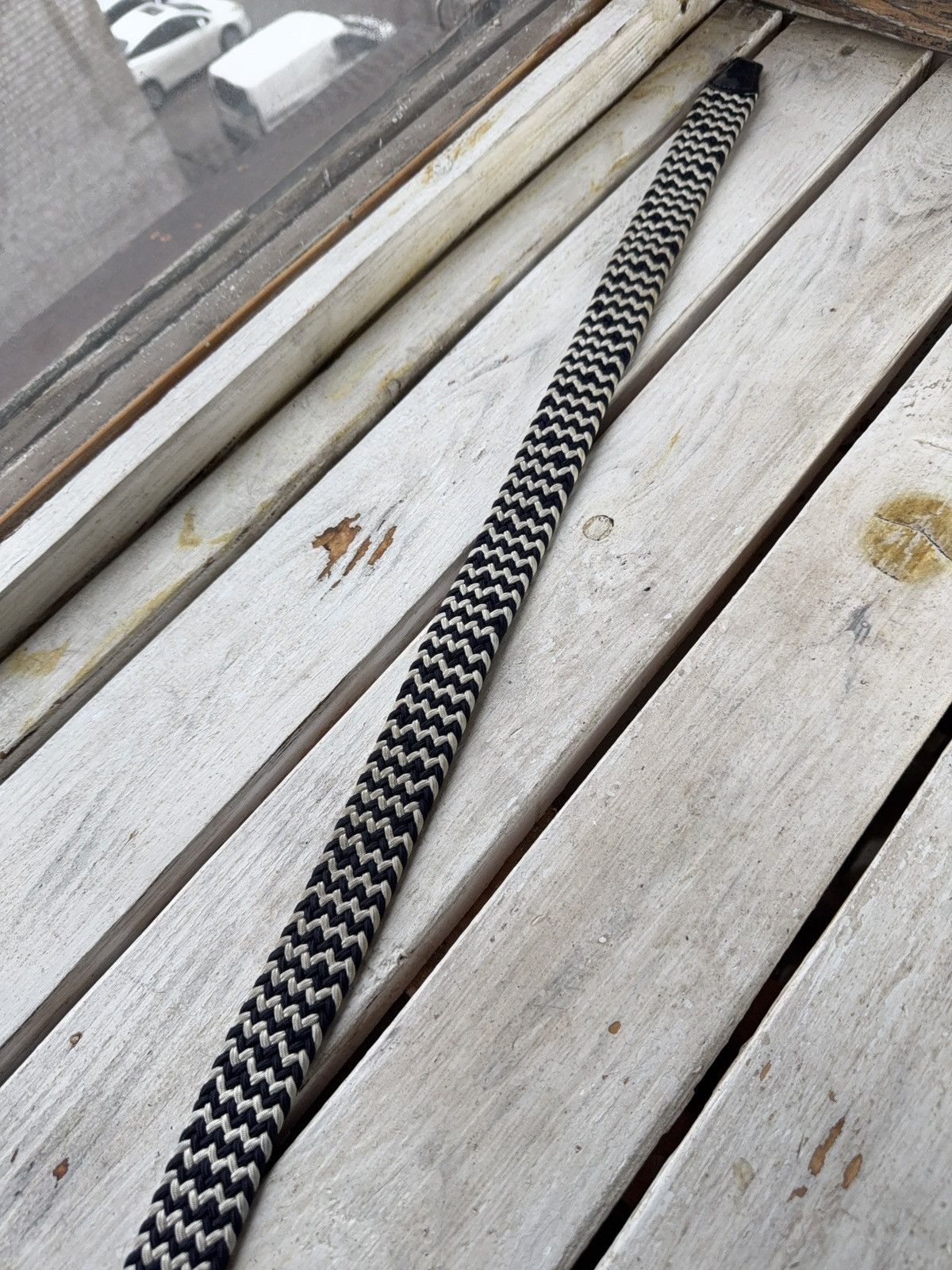 Andersons Anderson’s Braided Leather Belt 95 Dark Brown Made in Italy Size ONE SIZE - 6 Thumbnail