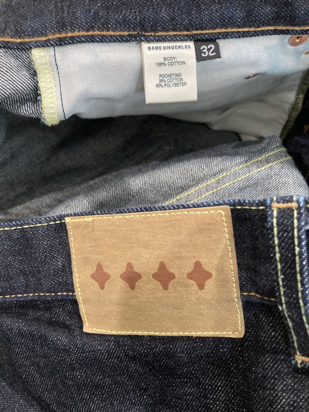 Bare Knuckles Javier Wide Leg Jeans - Japanese Selvedge Size US 32 / EU 48 - 3 Thumbnail