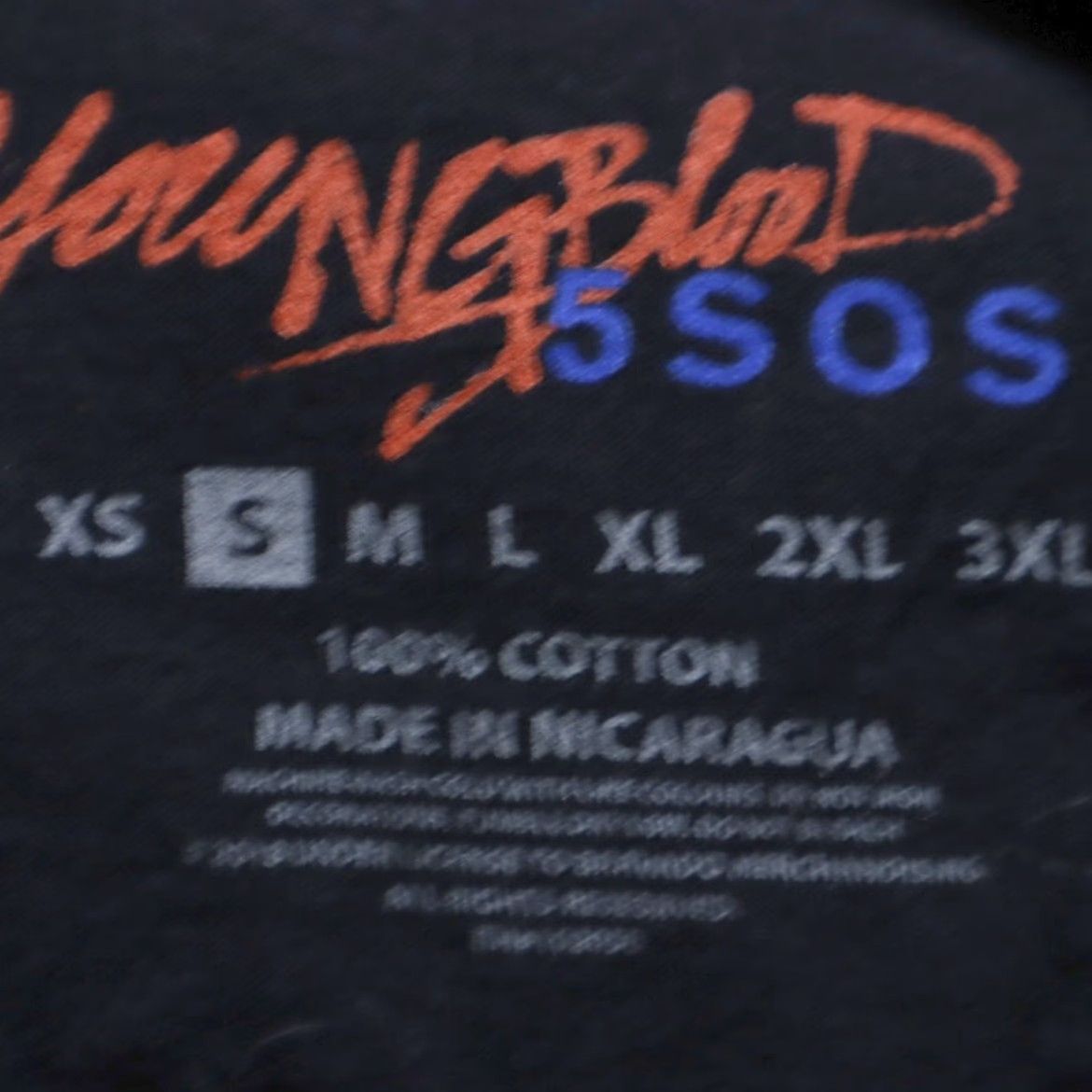 Vintage Youngblood 2018 Tour Solid T-Shirt Black Men's S Shirt Size US S / EU 44-46 / 1 - 5 Thumbnail