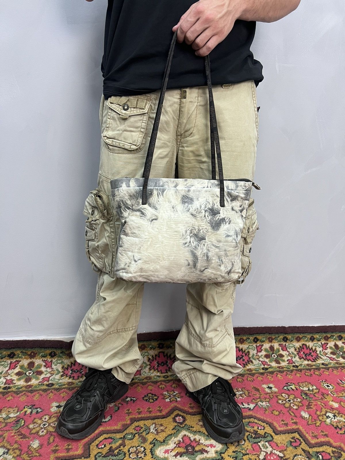 Roberto Cavalli × Vintage ARCHIVE ABSTRACT PRINT ROBERTO CAVALLI SHOULDER BAG Size ONE SIZE - 2 Thumbnail