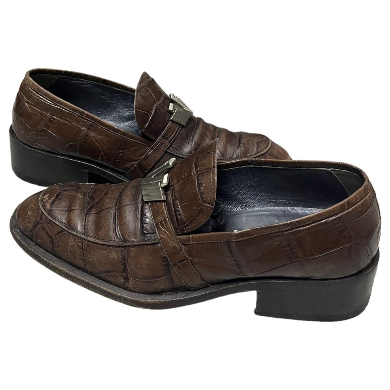 Versace Gianni VERSACE Vintage 90s Luxury Designer Leather Shoes Size US 5 / EU 37 - 3 Thumbnail