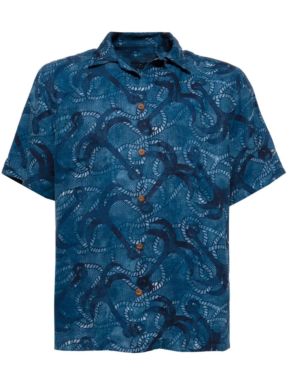 Other Men’s Blue Graphic-Print Shirt – Bold Casual Style Size US XL / EU 56 / 4 - 1 Thumbnail