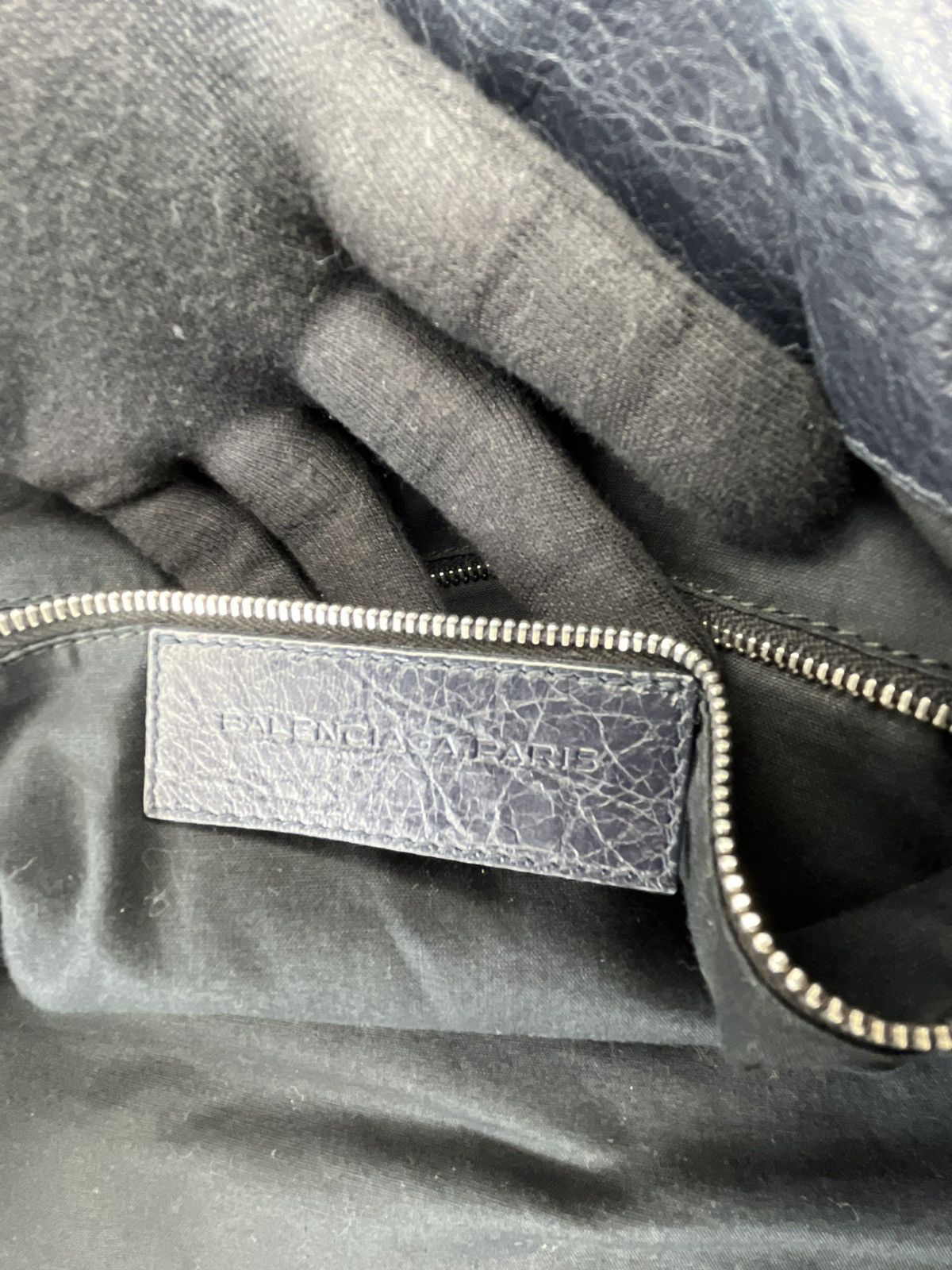 Balenciaga Balenciaga SS12 Archive Cube Leather Tote Black/Dark Navy Size ONE SIZE - 17 Thumbnail
