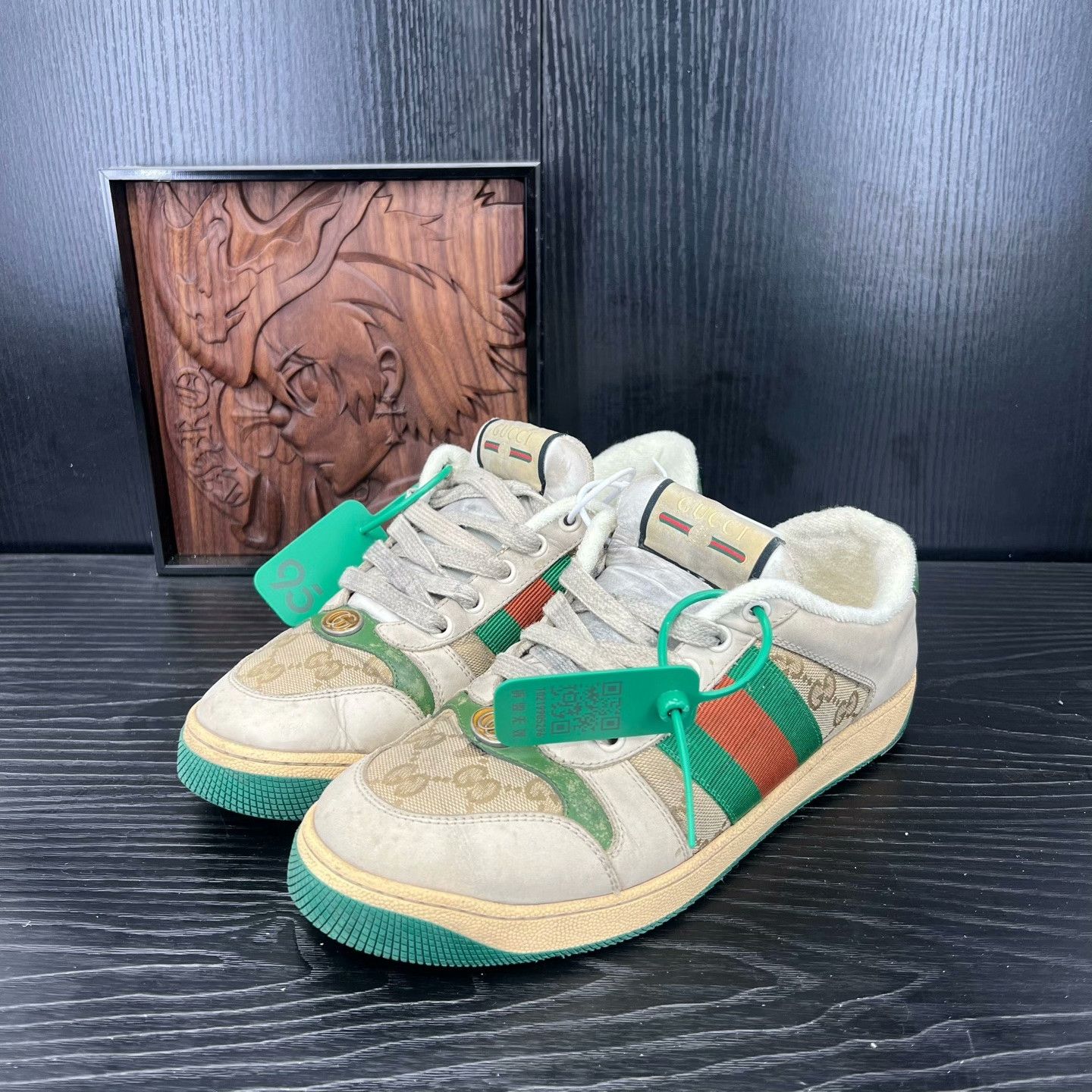 Gucci Gucci Green Lowtop Sneakers 37 Men Size US 5 / EU 37 - 1 Thumbnail