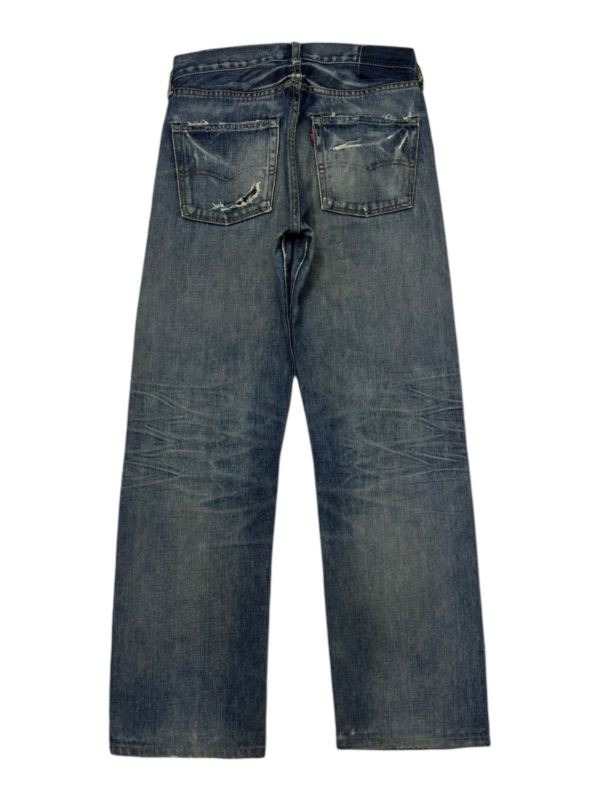 Levi's VINTAGE LEVIS 501 BIG E SELVEDGE REDLINE DISTRESSED DENIM Size US 29 - 4 Thumbnail