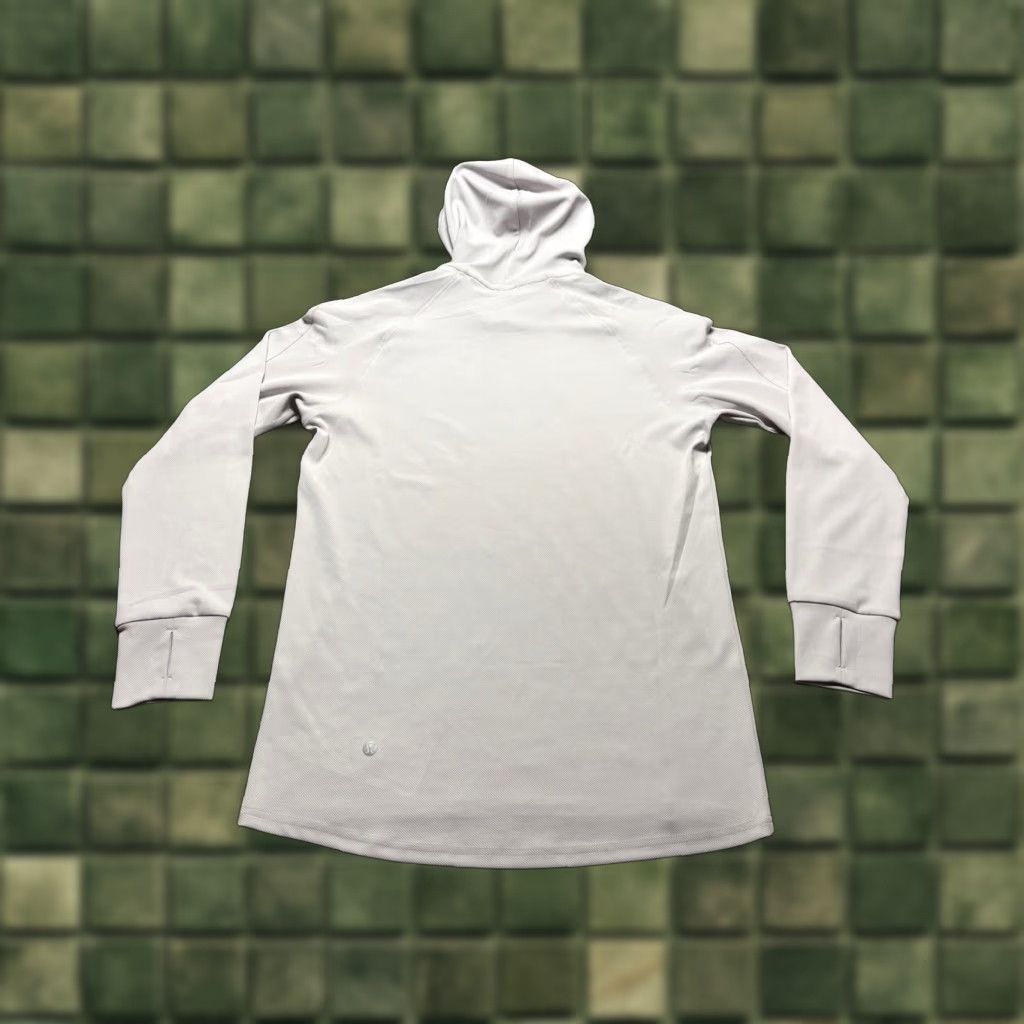 Lululemon Lululemon Hoodie Pullover Womens Small Beige Waffle Knit Logo Athletic Shirt/Hoodie Size S / US 4 / IT 40 - 1 Thumbnail