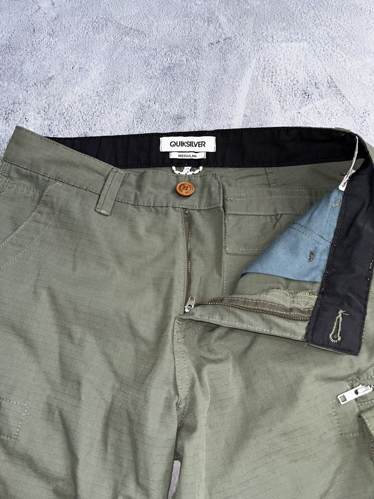 Quiksilver Vintage Y2K Quiksilver cargo shorts Rap Japanese size M Size US 32 / EU 48 - 5 Thumbnail