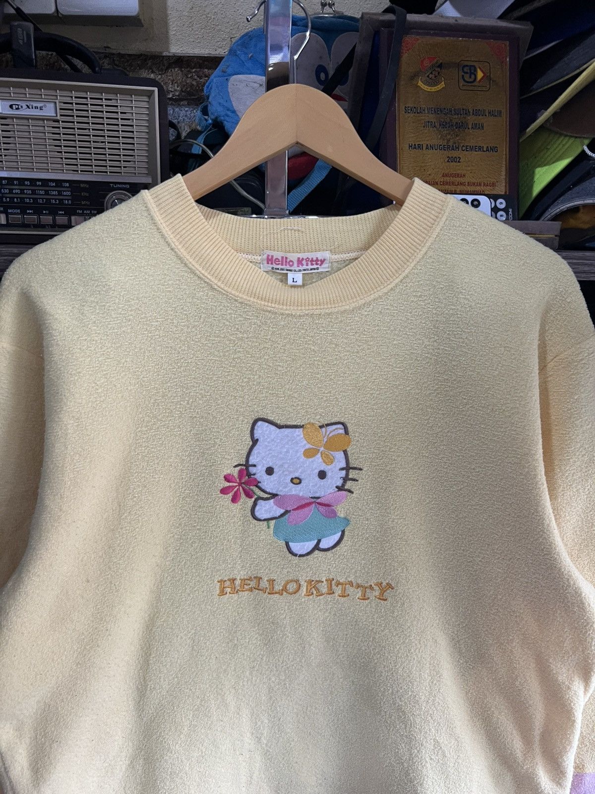 Cartoon Network 🔥Vintage Y2K Hello Kitty Fleece Long Sleeve Size L / US 10 / IT 46 - 4 Thumbnail